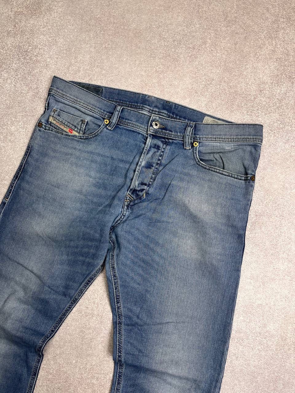 Diesel Vintage Diesel Big Logo Distressed Japanese Denim Pants Y2K Size US 34 / EU 50 - 4 Thumbnail