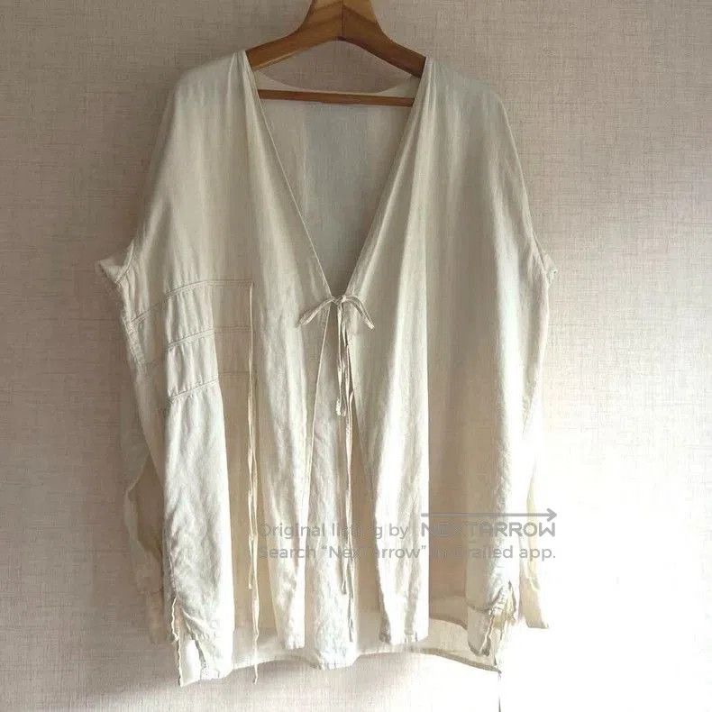 Kapital Rare Kapital Emblem Embroidered Linen Shirt. Size US M / EU 48-50 / 2 - 3 Thumbnail