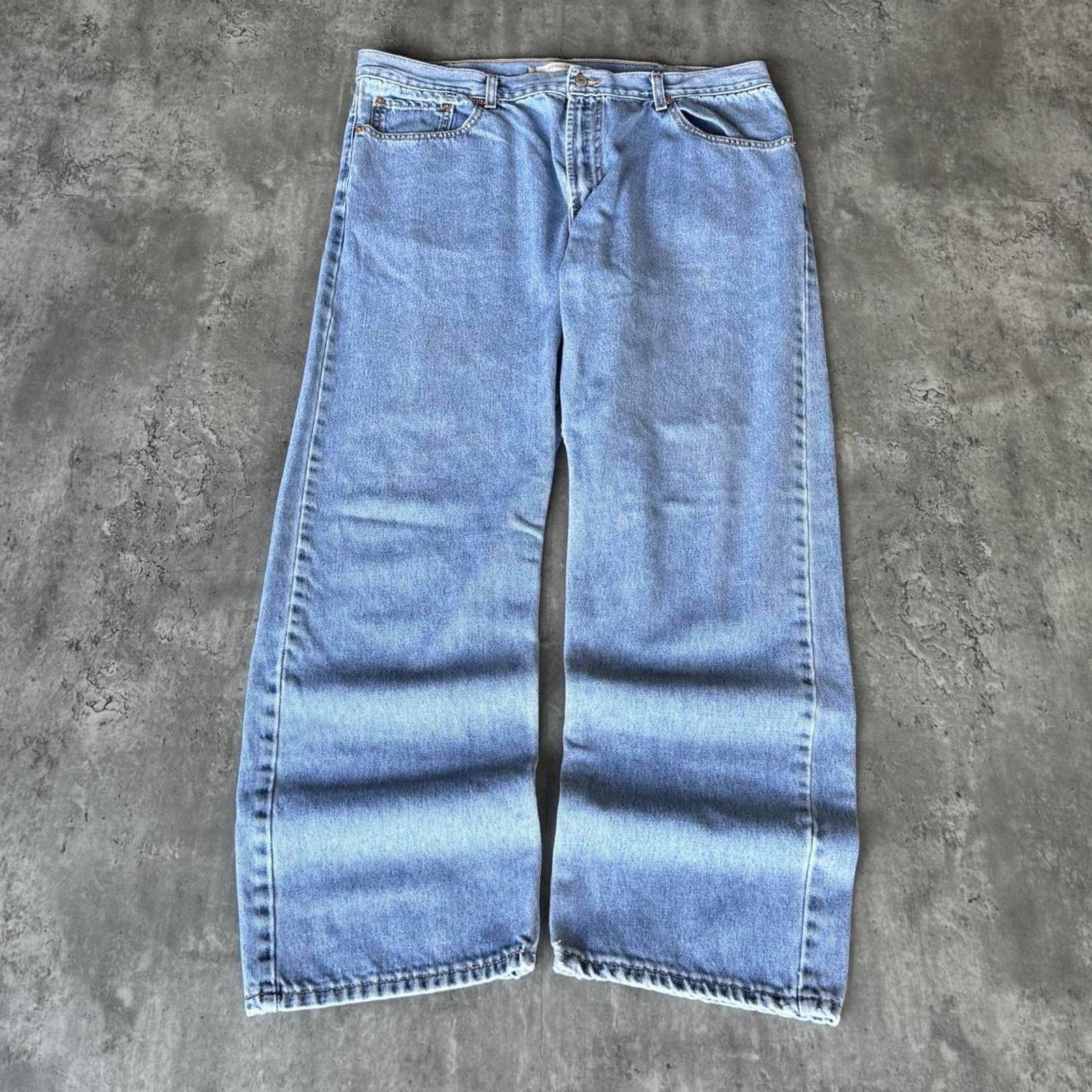 Levi's × Levi's Vintage Clothing × Vintage Vintage Y2K Levi’s 505 Baggy Grunge Opium Light Wash Jeans Size US 38 / EU 54 - 2 Thumbnail