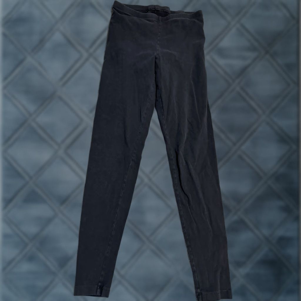 Vintage Simply Vera Wang Leggings Women's Size Small Black Stretch Womens Size 28" / US 6 / IT 42 - 1 Thumbnail