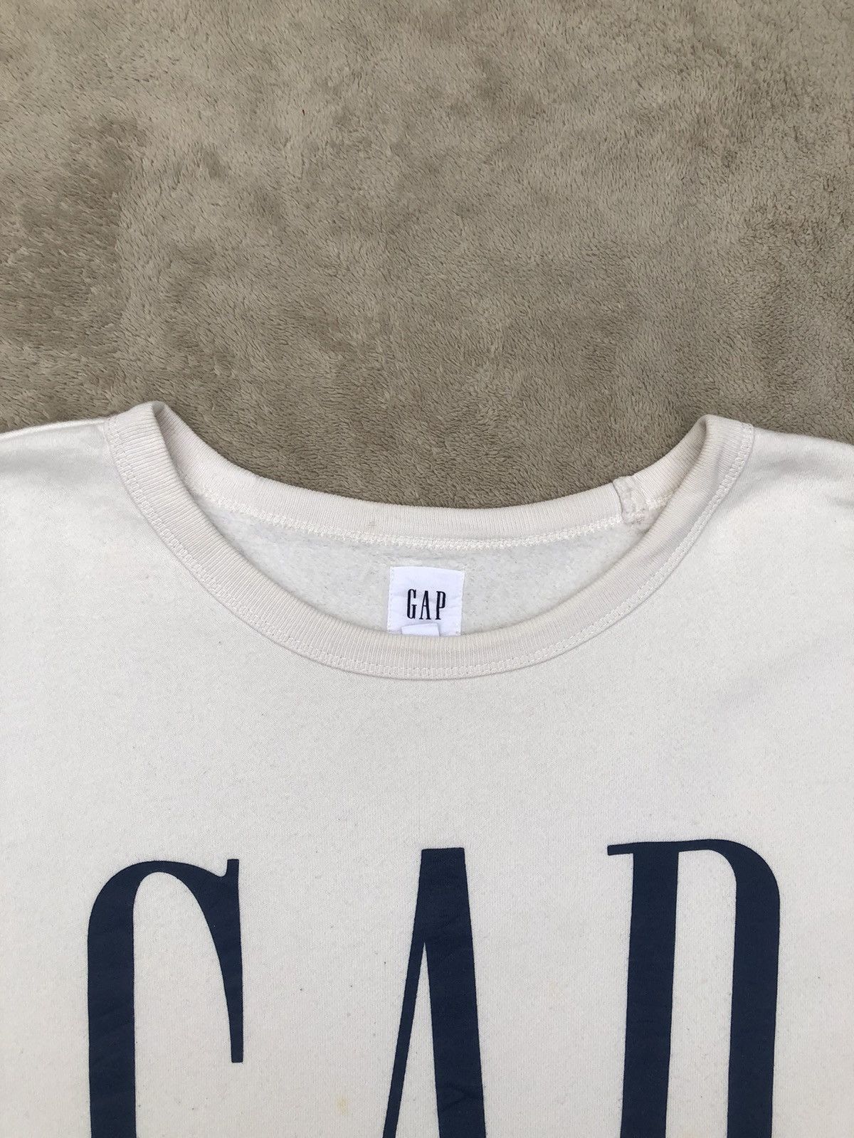 Gap × Vintage Vintage 90s GAP Big Logo Oversize Sweatshirt Size US XL / EU 56 / 4 - 5 Thumbnail