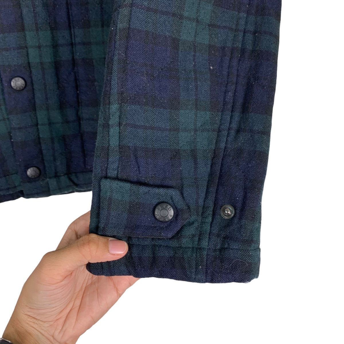 Fred Perry FRED PERRY Tartan Quilted Lined Wool Jacket #0475-C22 Size US M / EU 48-50 / 2 - 13 Thumbnail