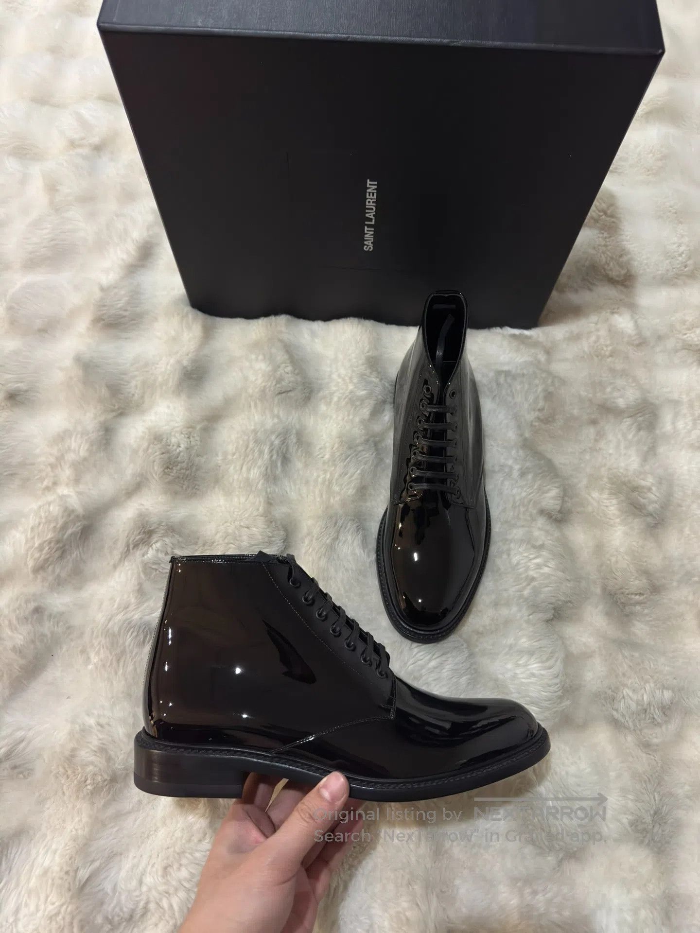 Saint Laurent Paris Saint Laurent Paris Men's Laced Boots| Size US 8 / EU 41 - 2 Thumbnail