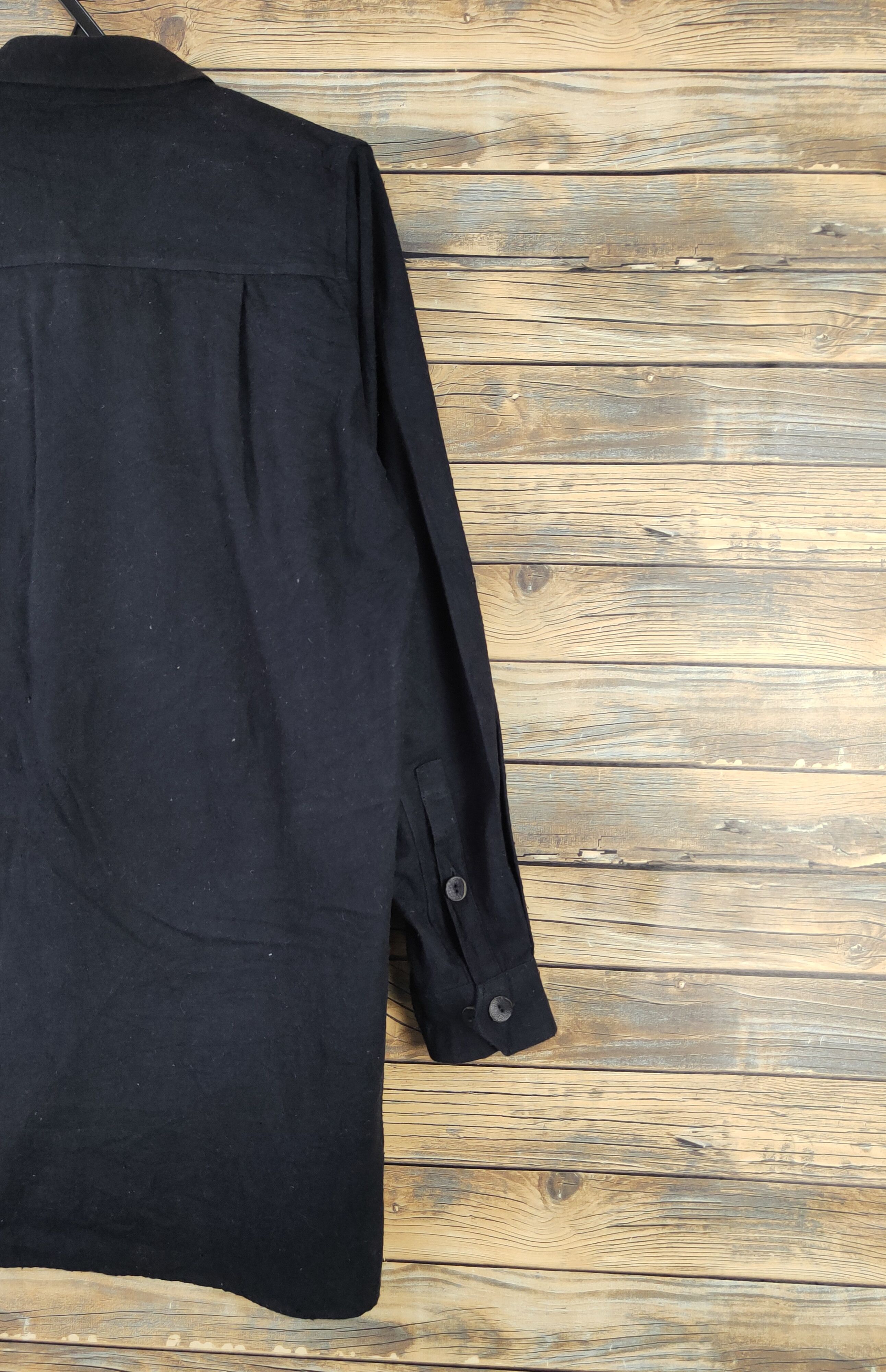 Japanese Brand × Undercover × Vintage Undercoverism Black Long Sleeve Button Up Shirts Size L / US 10 / IT 46 - 9 Thumbnail