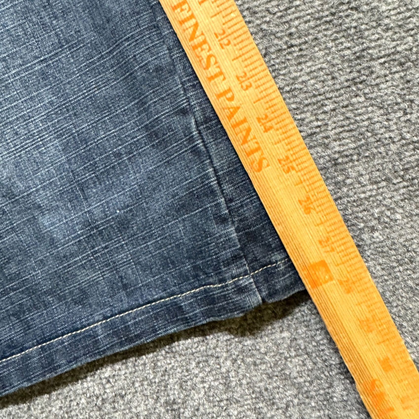 Express VINTAGE Brooklyn Express Denim Jean Shorts Mens 40 Baggy Wide Leg Skater Y2K Grunge Size US 40 / EU 56 - 4 Thumbnail