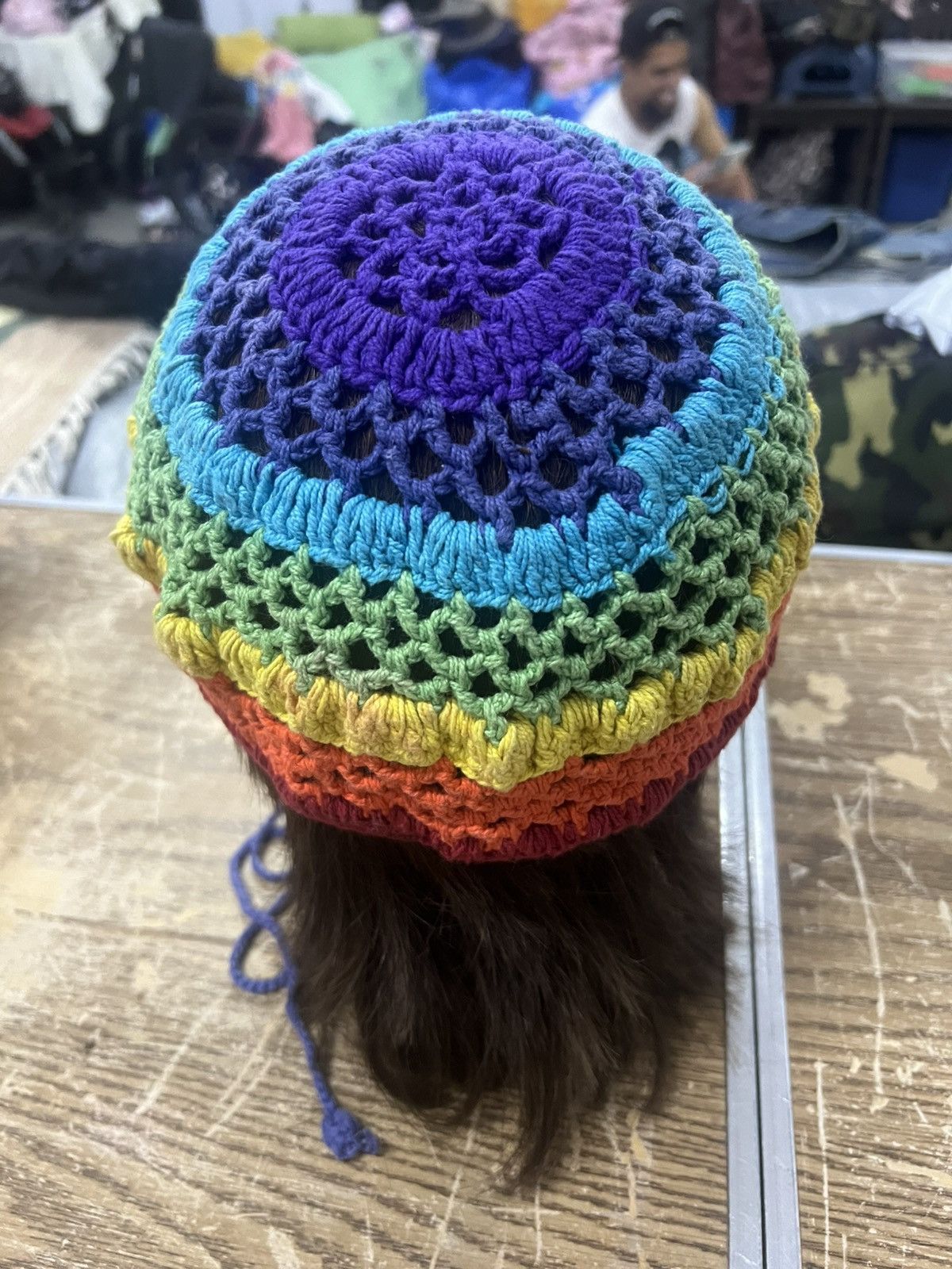 Japanese Brand × Vintage EAR FLAT KNIT HAT BEANIE Size ONE SIZE - 4 Thumbnail