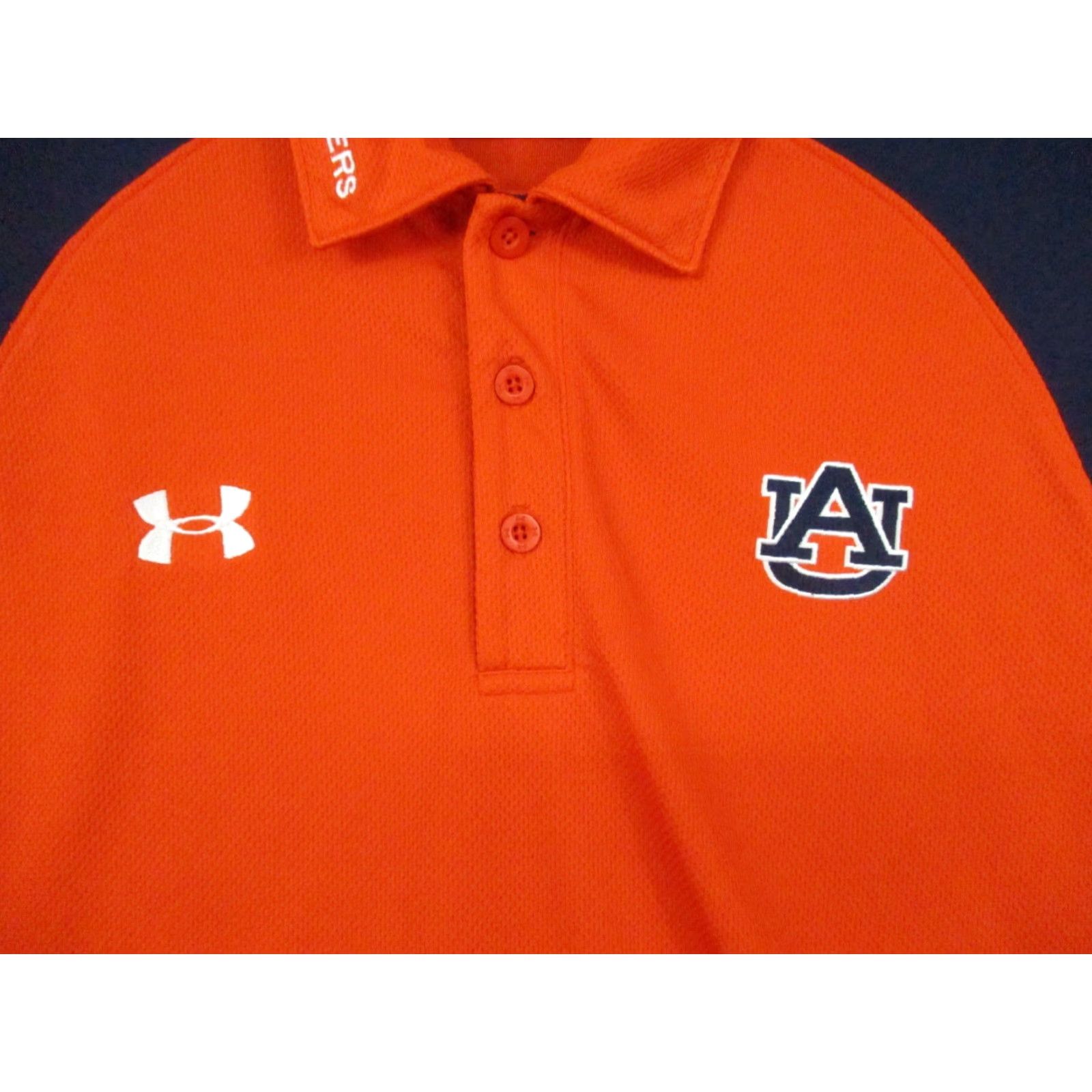 Under Armour VINTAGE Auburn Tigers Polo Shirt Under Armour Medium Short Sleeve Orange Size US L / EU 52-54 / 3 - 2 Thumbnail