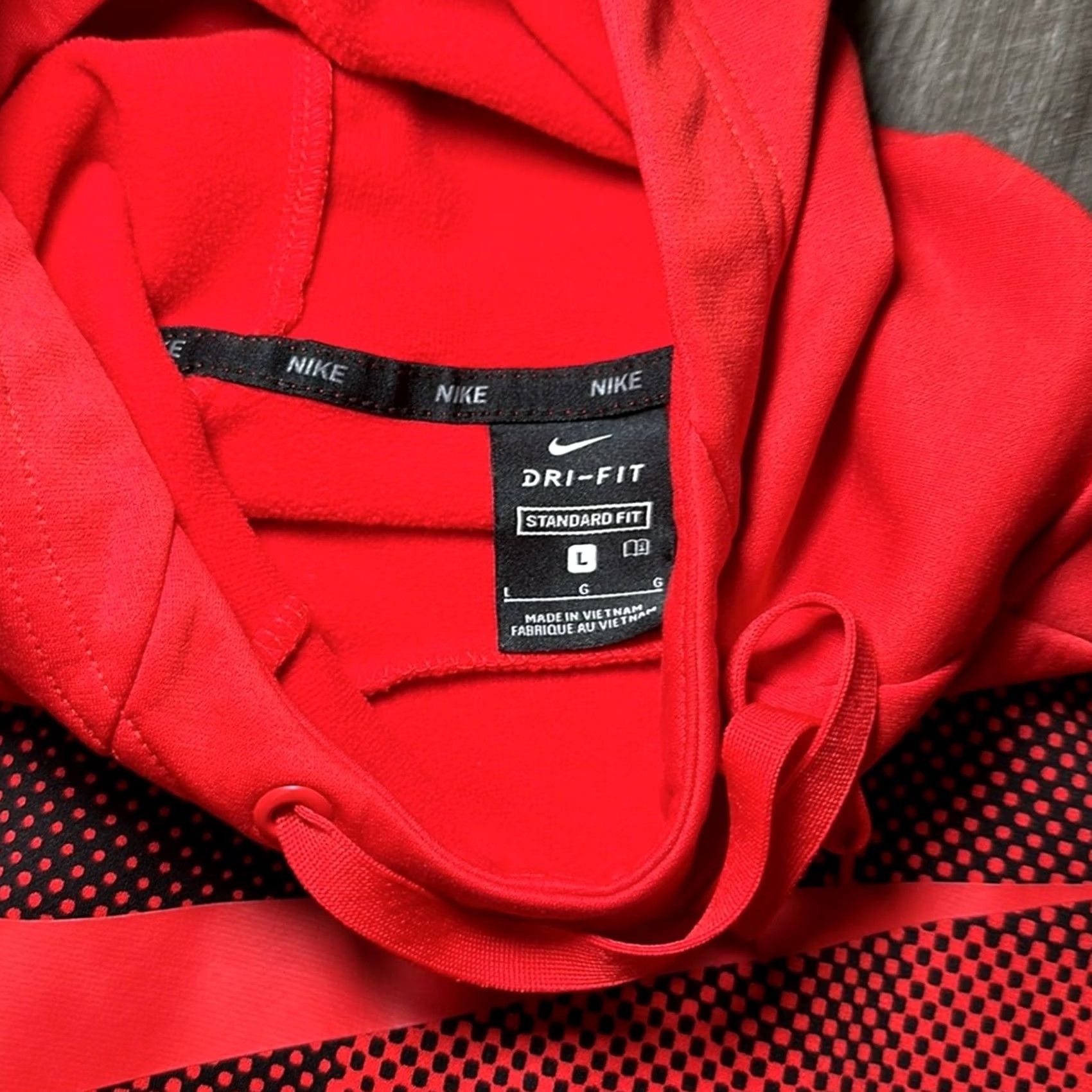 Nike Nike Therma-Fit Hoodie L Men Large Red Pullover Size US L / EU 52-54 / 3 - 7 Thumbnail