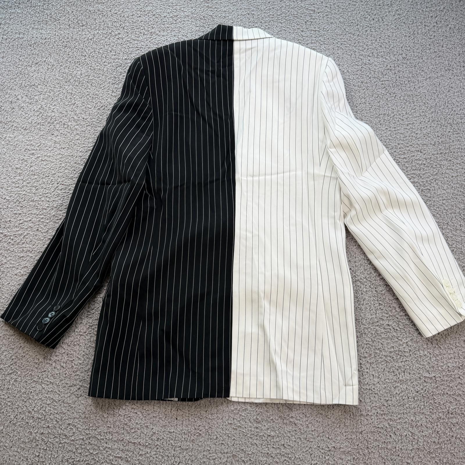 Other I.am.gia Venom Split Tone Pinstripe Blazer Mens 38R Jacket Size 38R - 2 Thumbnail
