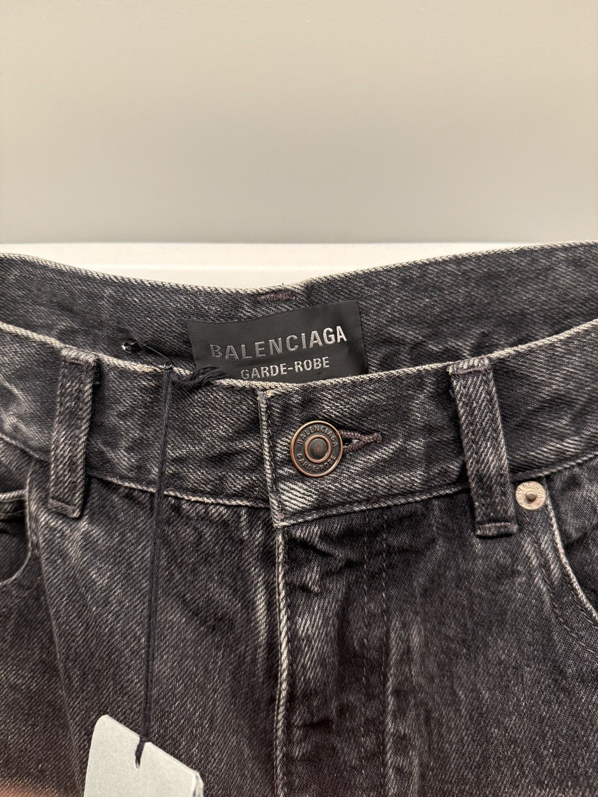 Balenciaga Balenciaga flared Japanese washed black denim Size US 32 / EU 48 - 6 Thumbnail