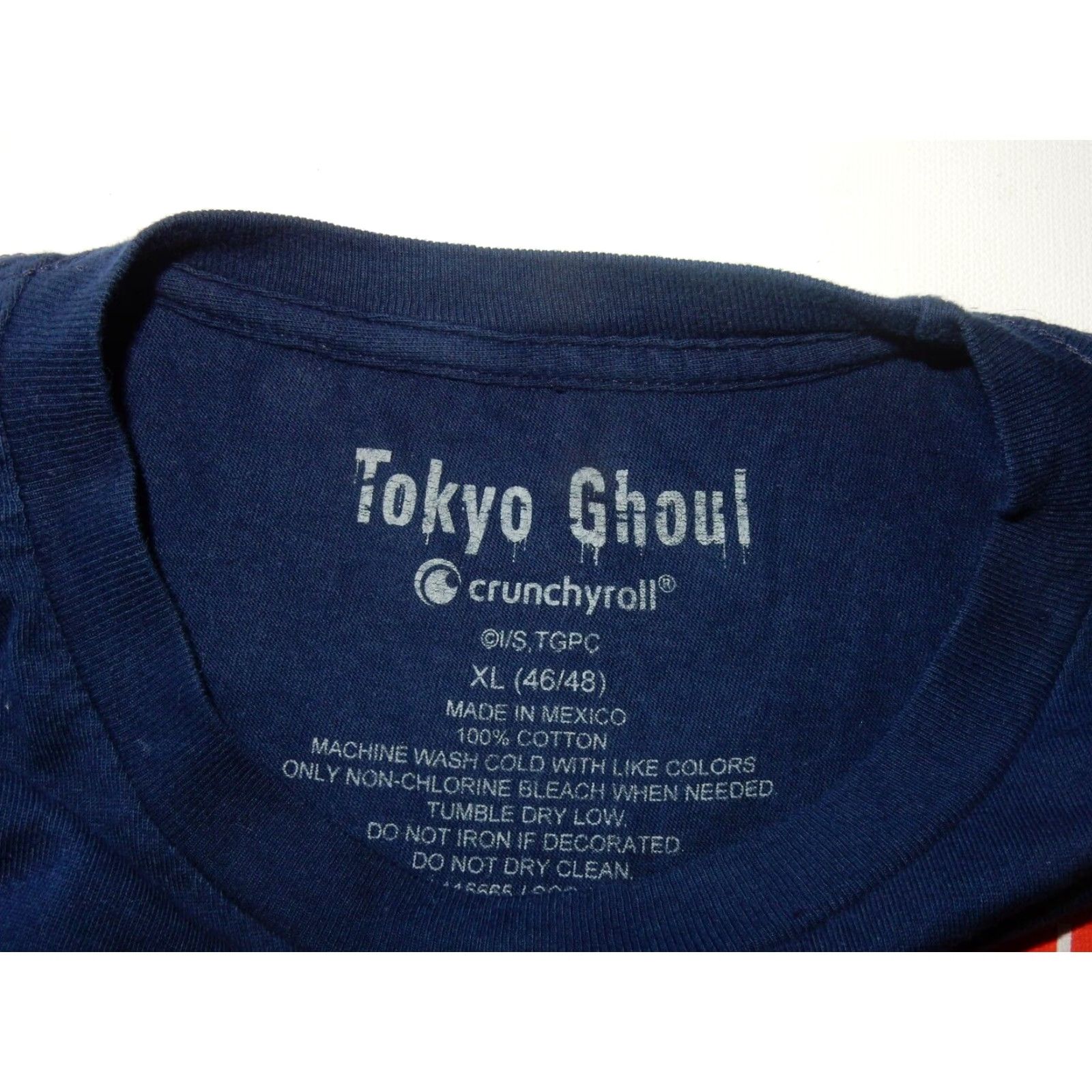 Vintage VINTAGE Tokyo Goul Crunchyroll Men's T-Shirt Short Sleeve 2XL Blue Cotton Fan Apparel Size US XXL / EU 58 / 5 - 2 Thumbnail