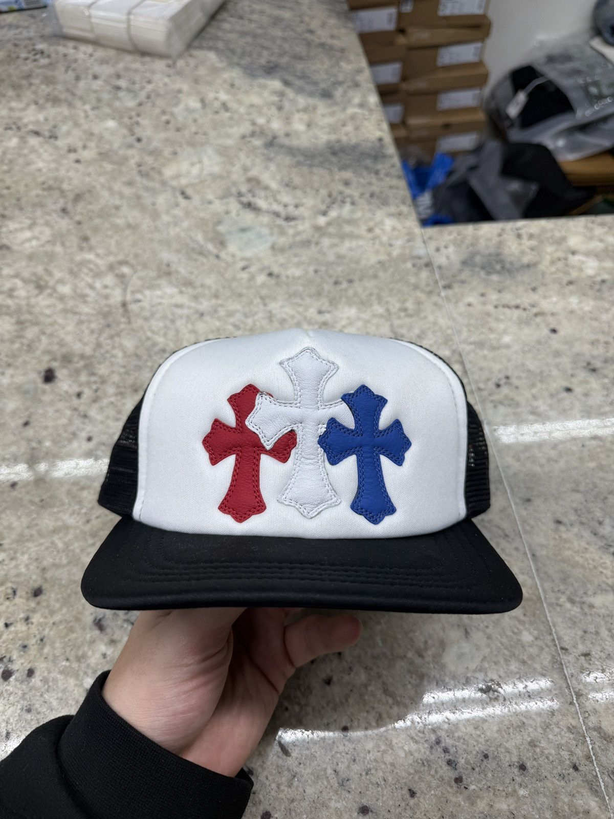 Chrome Hearts Chrome Hearts July 4th Trucker Hat Size ONE SIZE - 1 Thumbnail