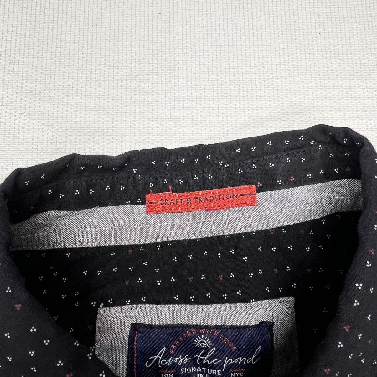 Other Across The Pond Shirt Black Button Up Short Sleeve Print Size US M / EU 48-50 / 2 - 5 Thumbnail
