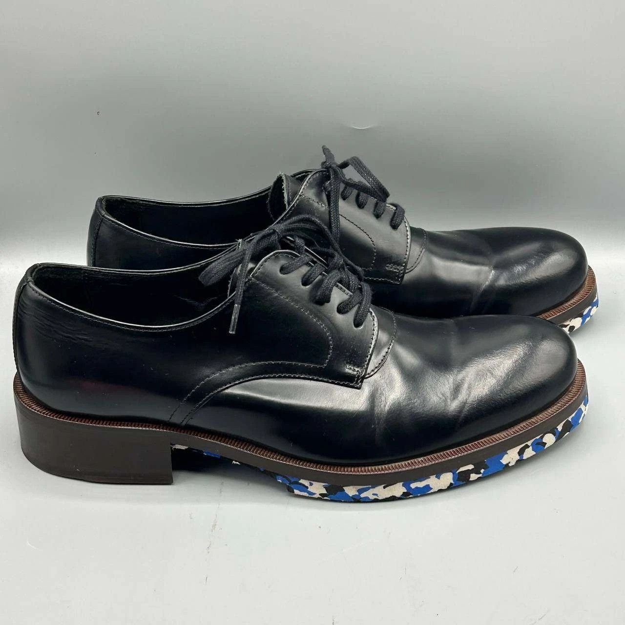 Zara Zara Derby Shoes Men Size EU 43 US 10 Leather Camo Sole Size US 10 / EU 43 - 1 Thumbnail