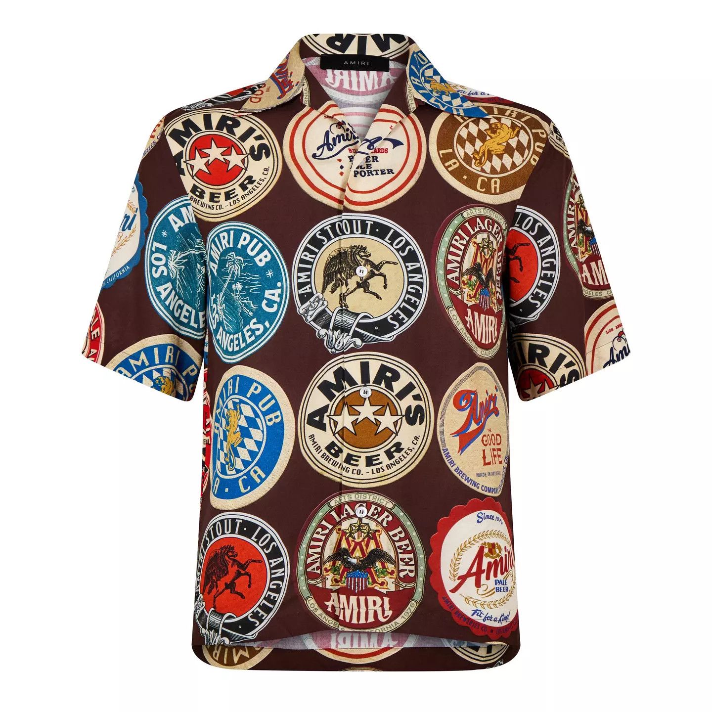 Amiri o1g2r1mq0426 Coasters Bowling Shirt in Multicolor Size US S / EU 44-46 / 1 - 1 Thumbnail