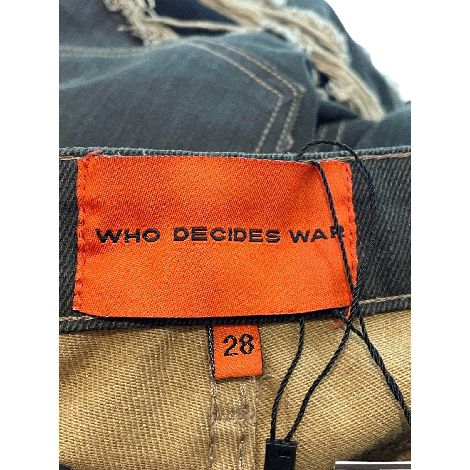 Who Decides War WDW Barriers Brown Multi Denim Size US 28 / EU 44 - 2 Thumbnail