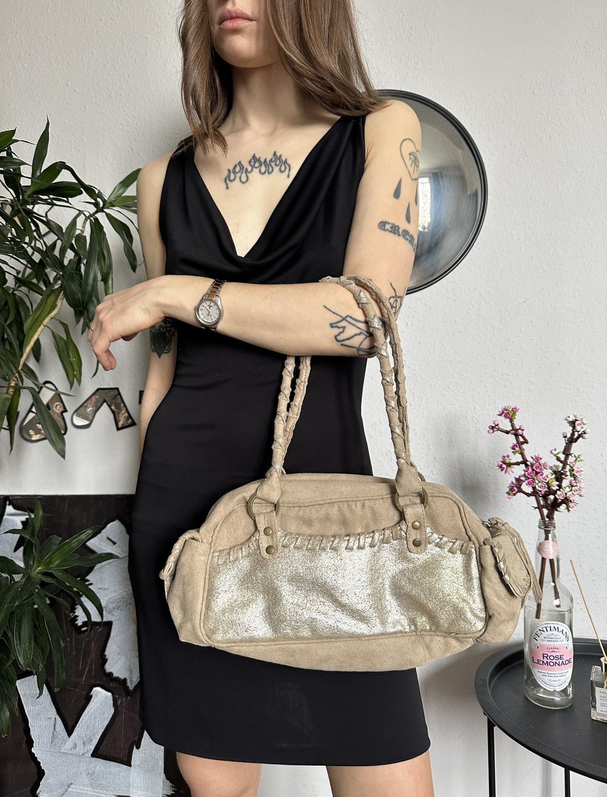 Vintage Cowgirl Retro Vintage y2k 00s Mini Bag Baguette Size ONE SIZE - 3 Thumbnail