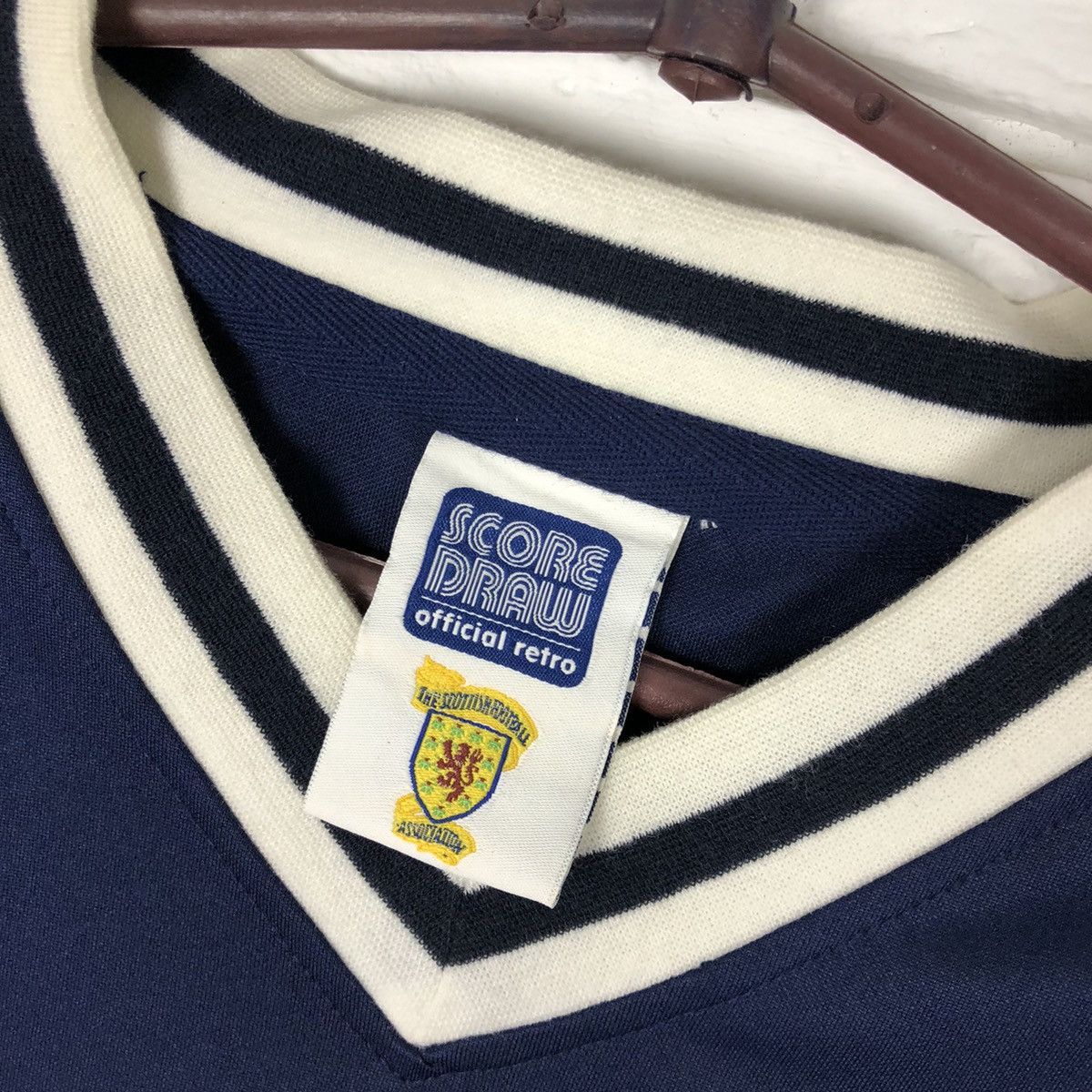 Other Scotland National Team retro copy soccer jersey draw score Size US XL / EU 56 / 4 - 5 Thumbnail