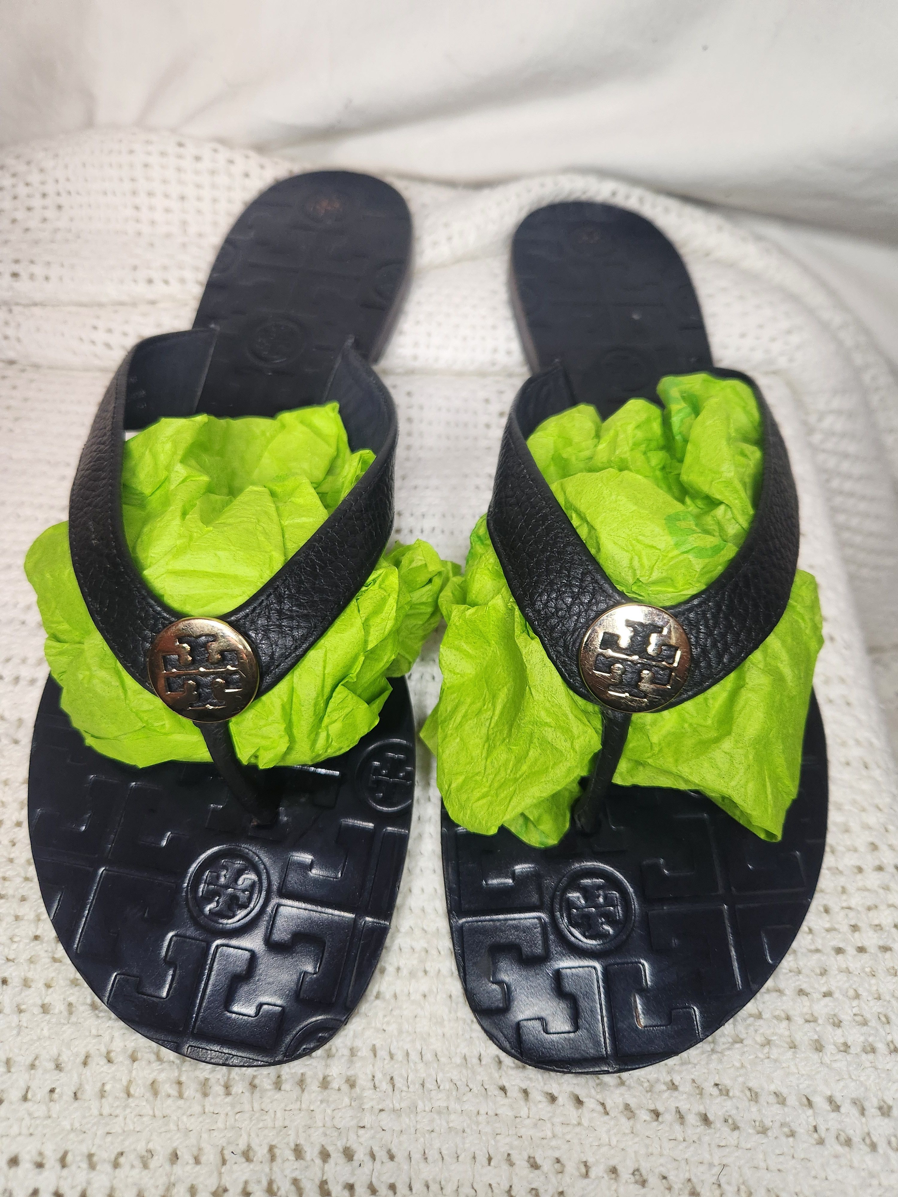 Tory Burch THONG FLIP FLOP Size US 10 / IT 40 - 2 Thumbnail