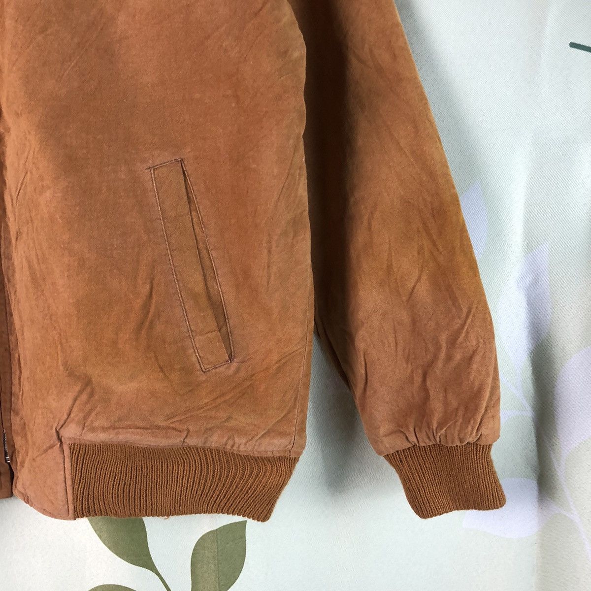 Japanese Brand × Vintage Japan vintage Brown Bombers Jacket #7452 Size US S / EU 44-46 / 1 - 8 Thumbnail