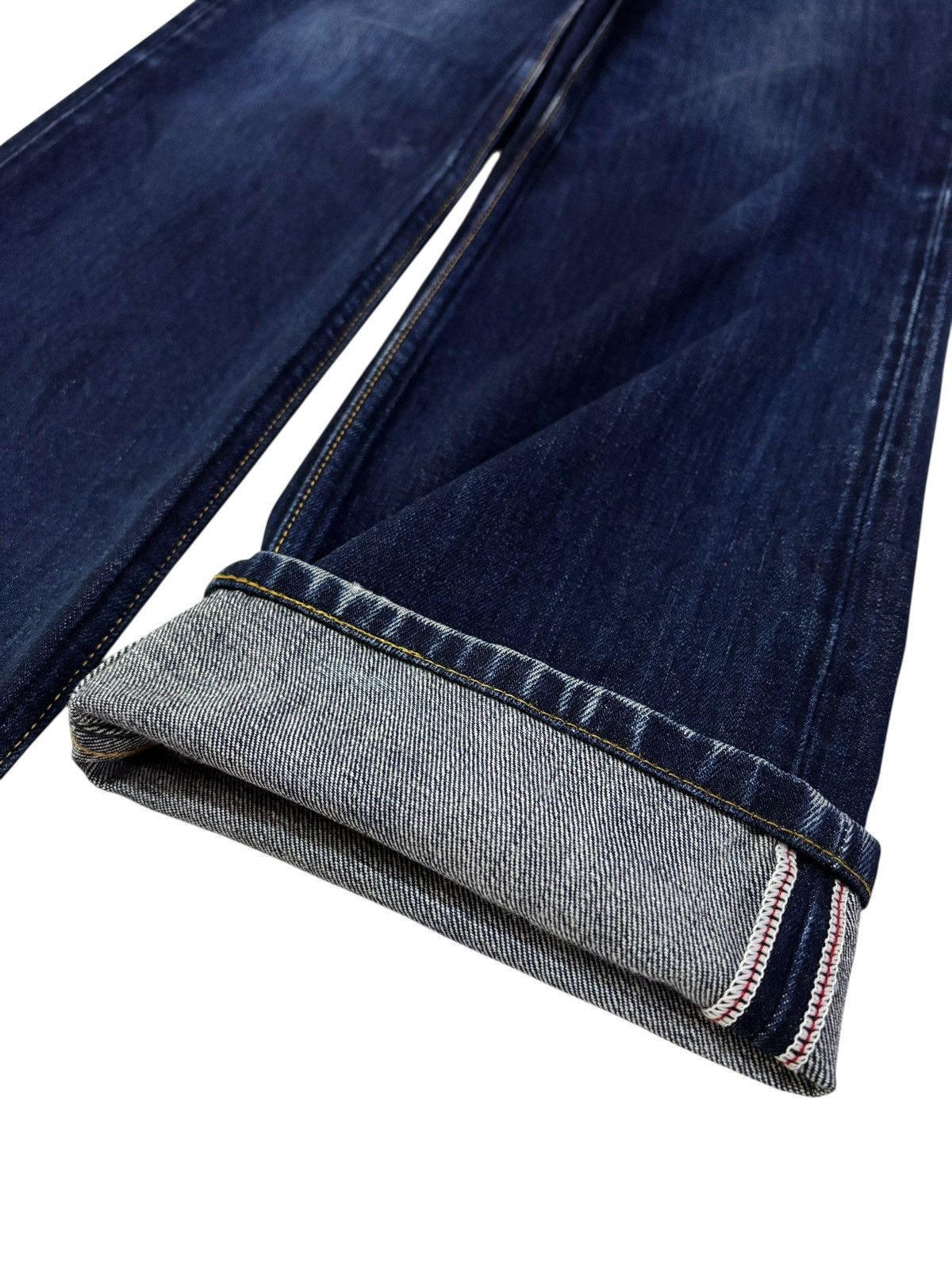 Levi's Vtg Y2k Levis 502 Distressed Selvedge Jeans Size US 28 / EU 44 - 4 Thumbnail