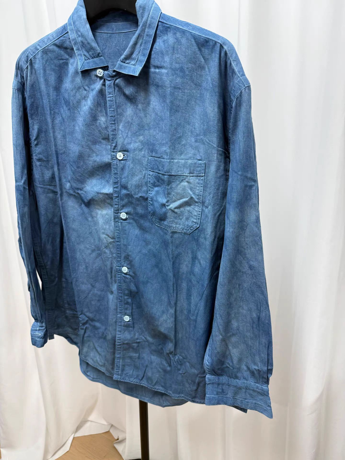 Yohji Yamamoto Yohji Yamamoto Pour Homme Vintage Tie-Dye Loose Shirt K20 Size US L / EU 52-54 / 3 - 3 Thumbnail