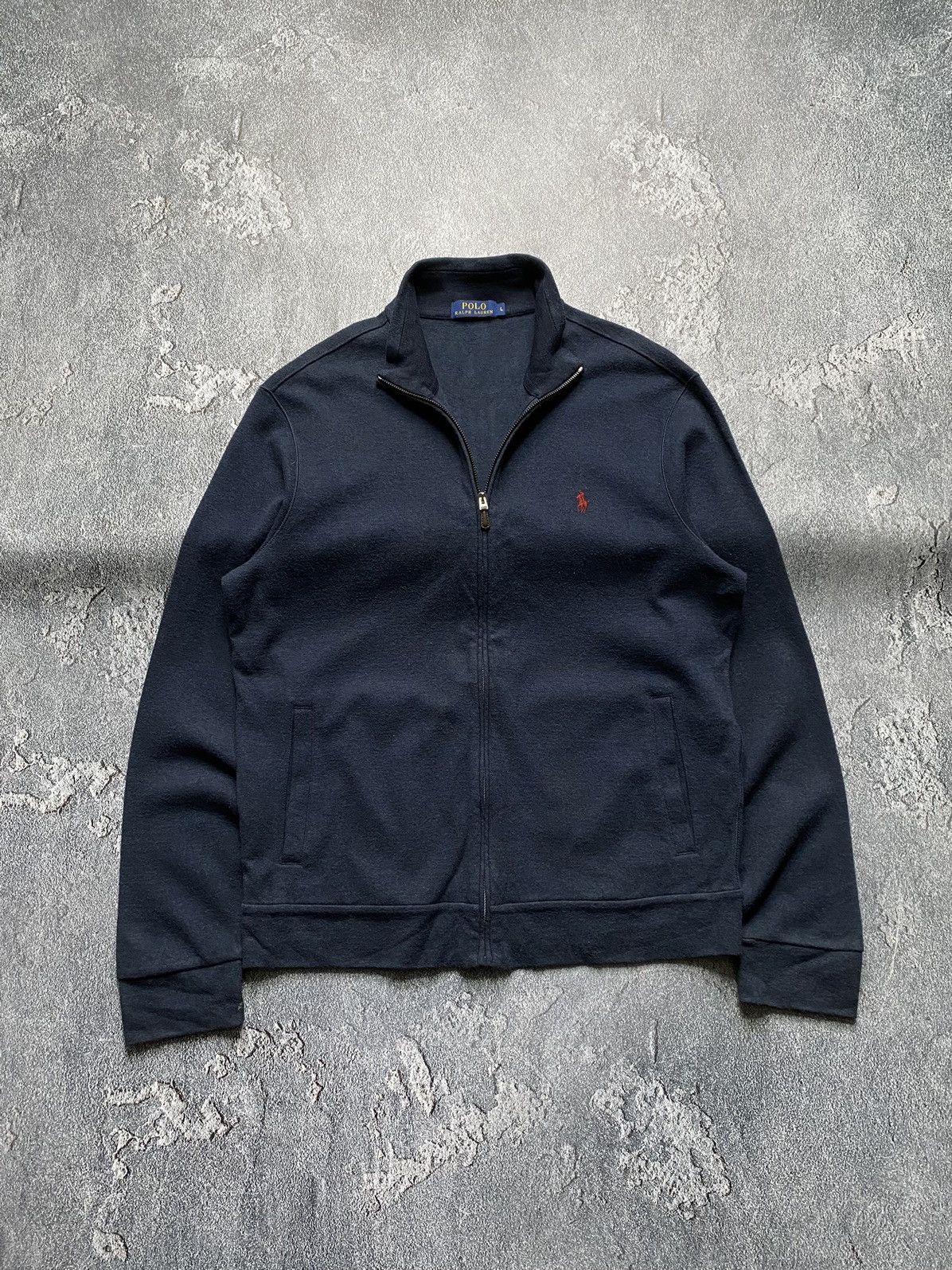Polo Ralph Lauren × Vintage Polo Ralph Lauren VNTG Mini Logo Full Zip Sweater Jacket Size US L / EU 52-54 / 3 - 1 Thumbnail
