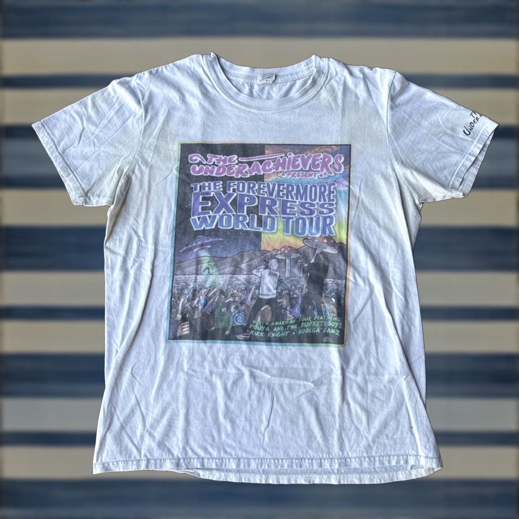 Gildan Underachievers Suicideboys Concert T-Shirt L White Streetwear Gildan Crew Neck Short Sleeve Logo Size US L / EU 52-54 / 3 - 1 Thumbnail