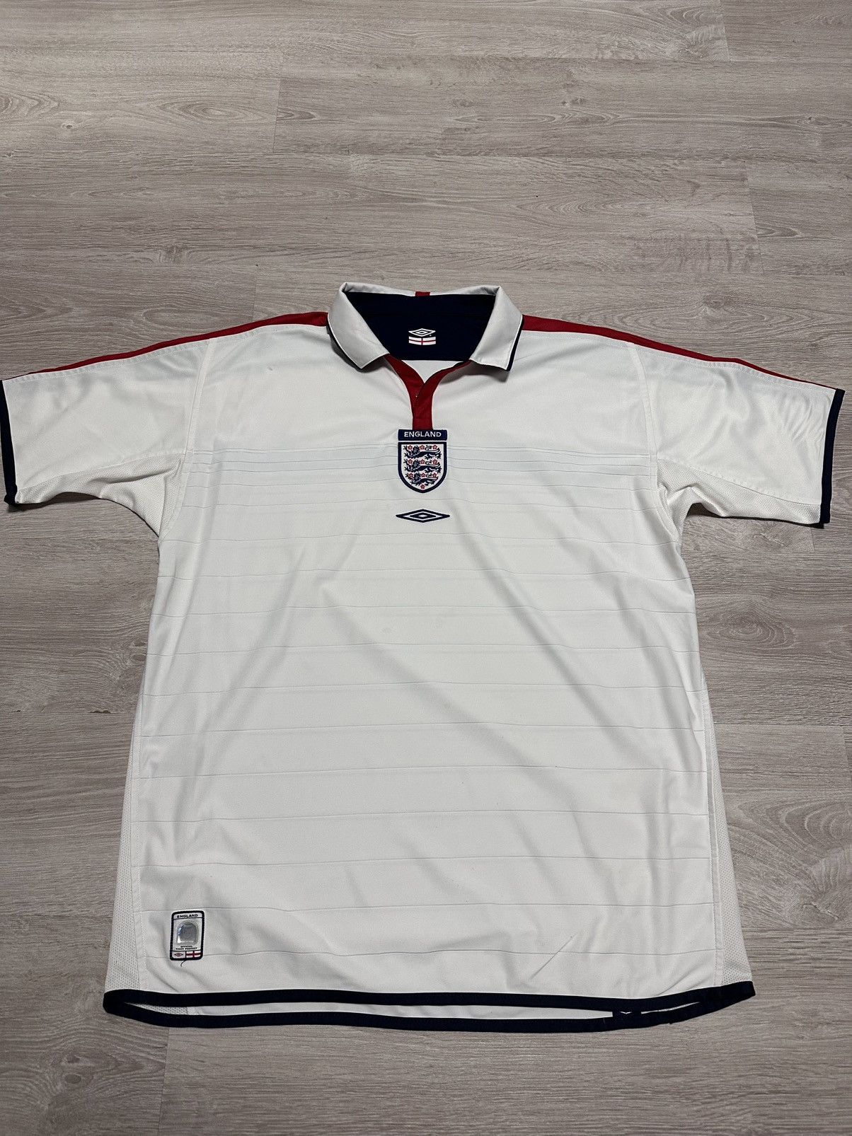 Vintage Umbro Jersey National Tram England 2003/05 Two side