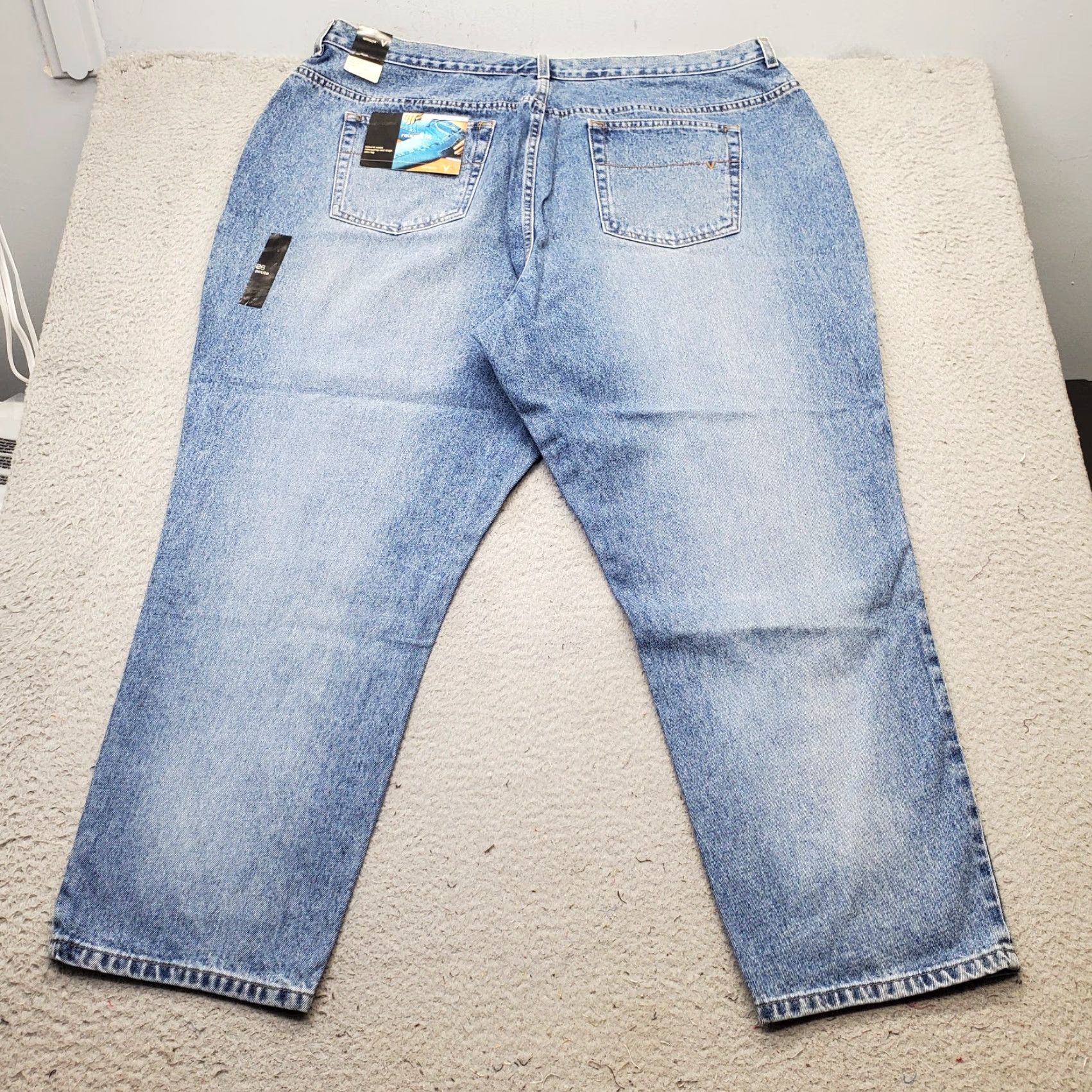 Denime Venezia Jeans Womens 26WP Blue Denim Faded Stretch Relaxed Fit Streetwear Size 26" / US 2 / IT 38 - 2 Thumbnail