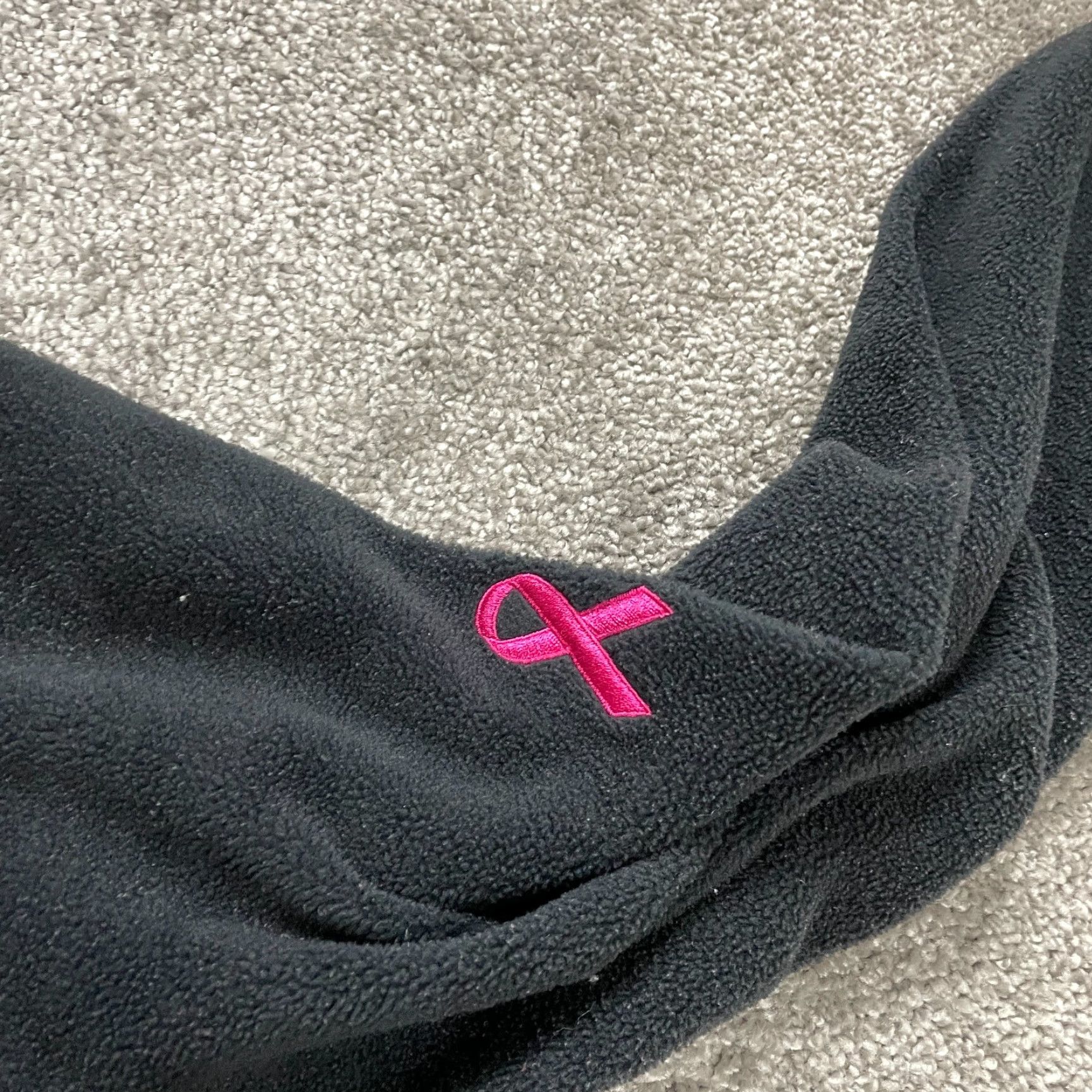 Vintage Columbia Tested Tough In Pink Fleece Jacket Womens XL Black Full Zip High Neck Sleeve Long Pocket Zipper Embroidered Logo Regular Jacket Size XL / US 12-14 / IT 48-50 - 3 Thumbnail