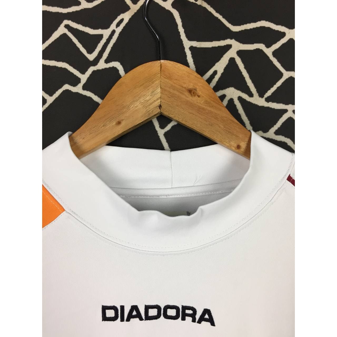 Diadora × Vintage Vtg Diadora AS Roma Template 2005/2006 Away Jersey Size US XL / EU 56 / 4 - 4 Thumbnail
