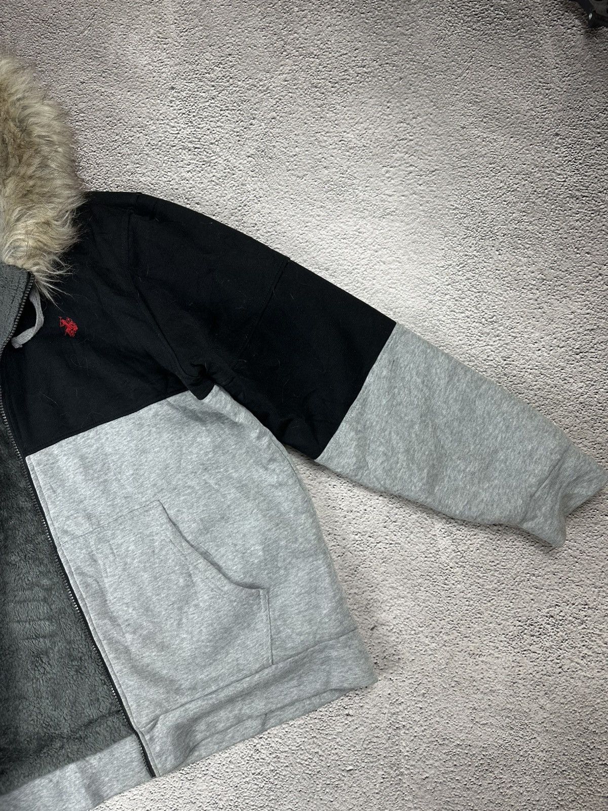 Polo Ralph Lauren Vintage Polo Ralph Lauren Full Zip Hoodie Fur Fuzzy LGB Size US L / EU 52-54 / 3 - 4 Thumbnail