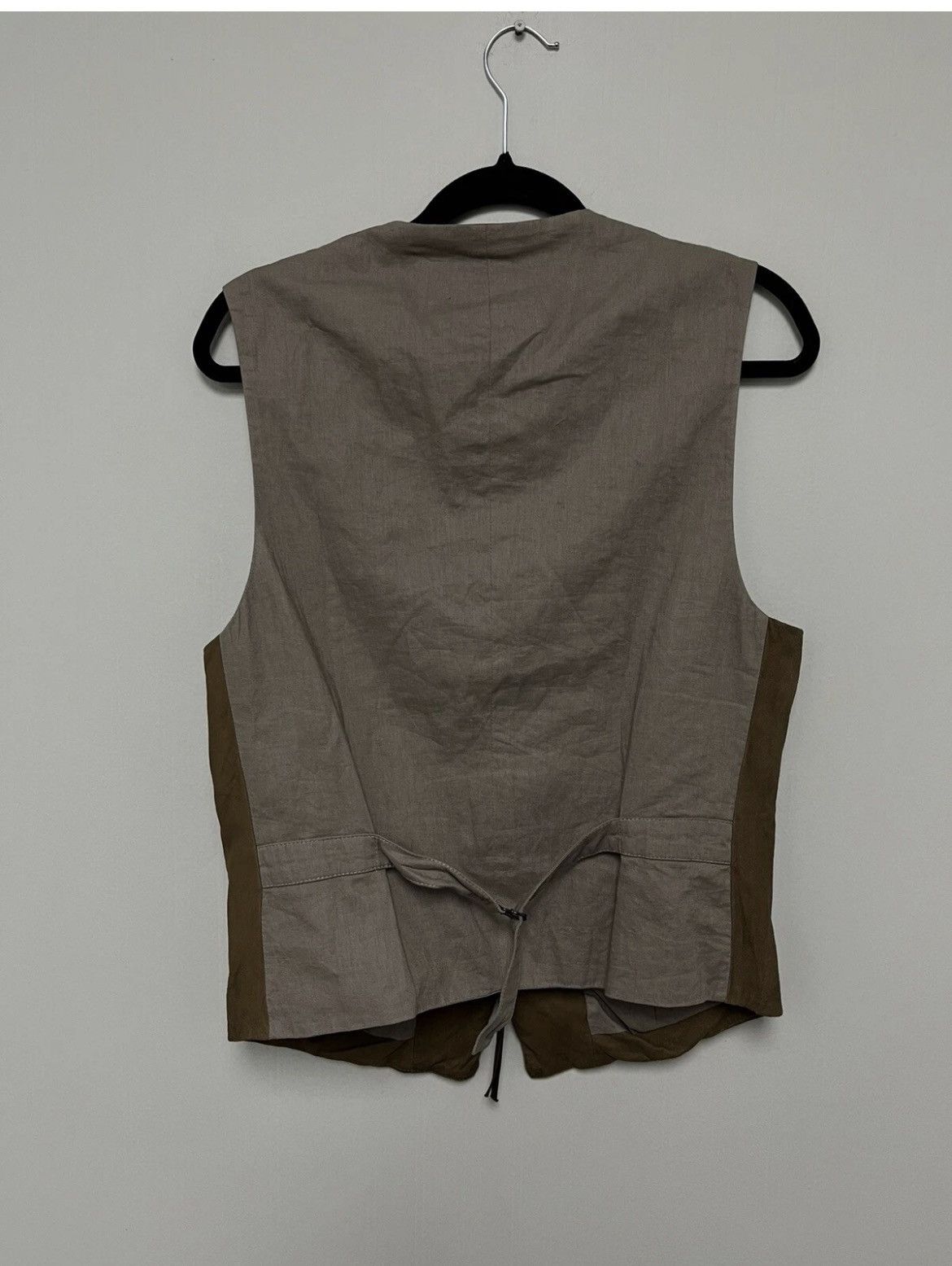 John Varvatos Cutaway Suede Vest EU 48 USA 38 Size US M / EU 48-50 / 2 - 6 Thumbnail