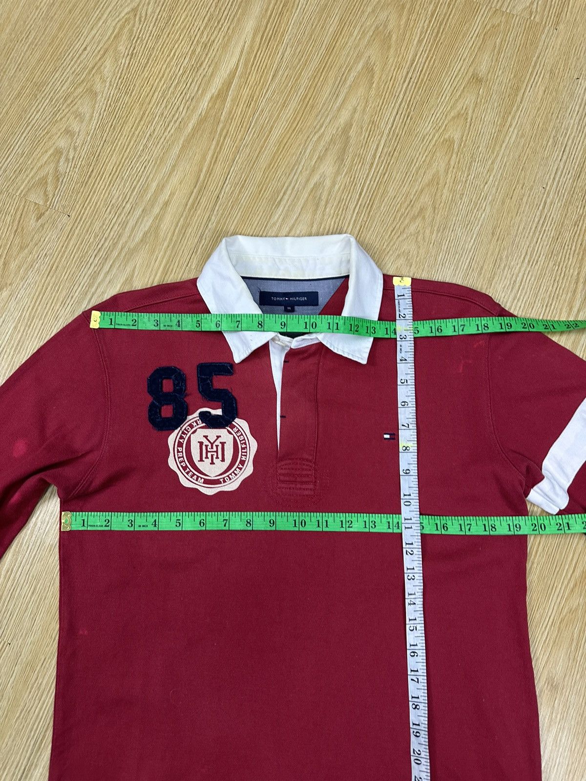 Tommy Hilfiger Tommy Hilfiger Rugby Polo Shirt A920 Size US M / EU 48-50 / 2 - 10 Thumbnail