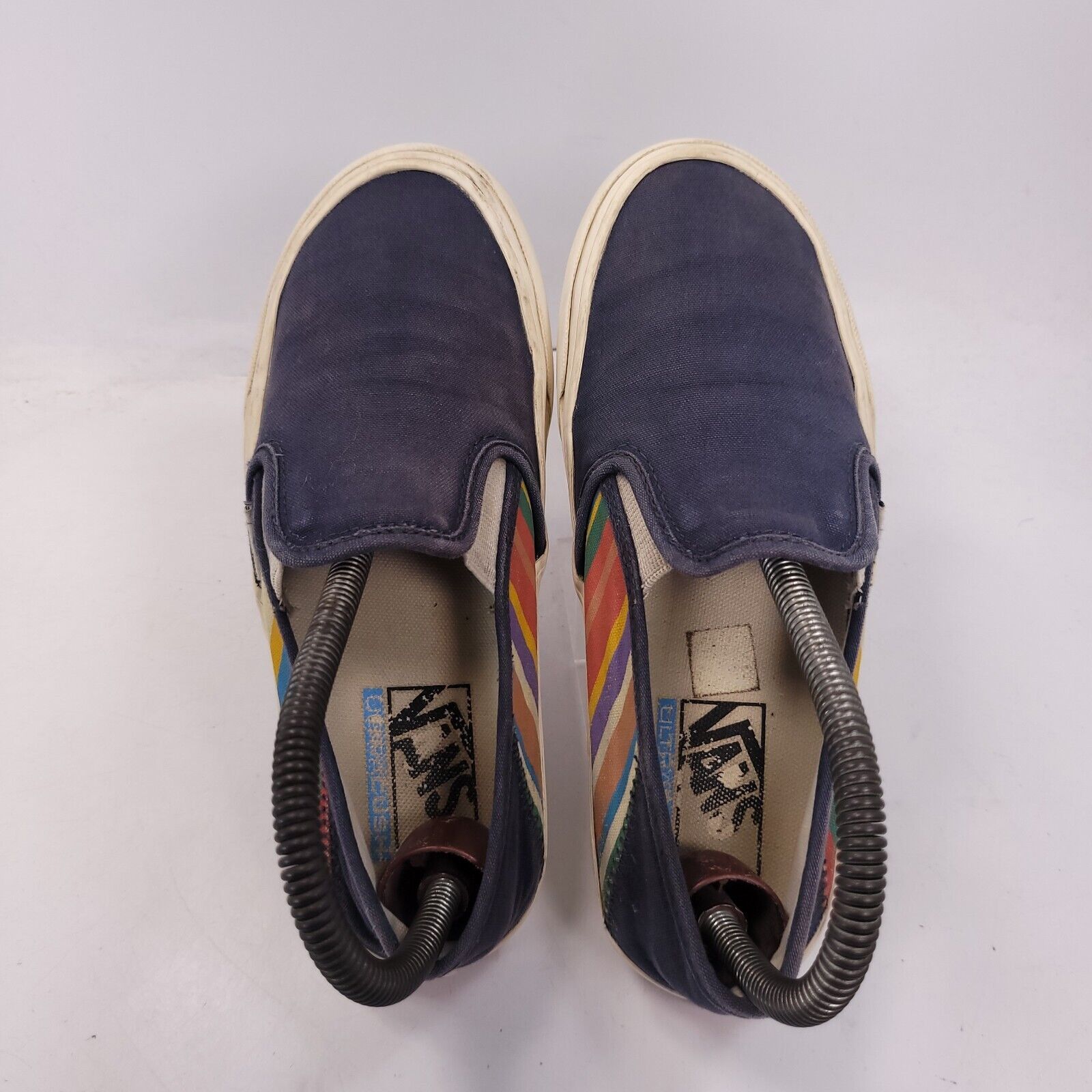 Vans Vans Off the Wall Shoe Womens Size 6 Mens 4.5 500714 Blue Size US 6 / IT 36 - 4 Thumbnail