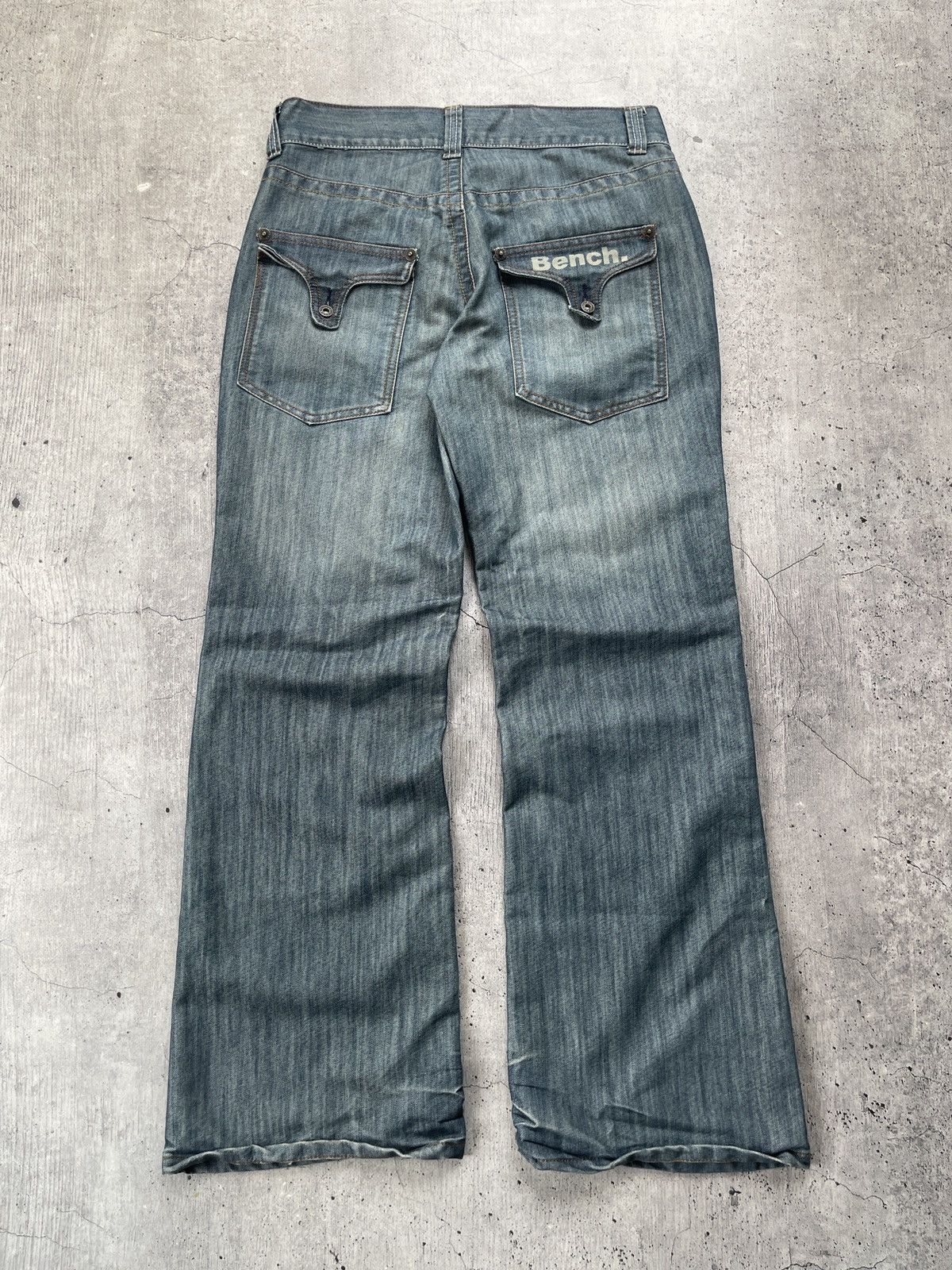 Bench × Vintage Vintage Y2K Bench Jeans Pants Faded Size US 30 / EU 46 - 1 Thumbnail