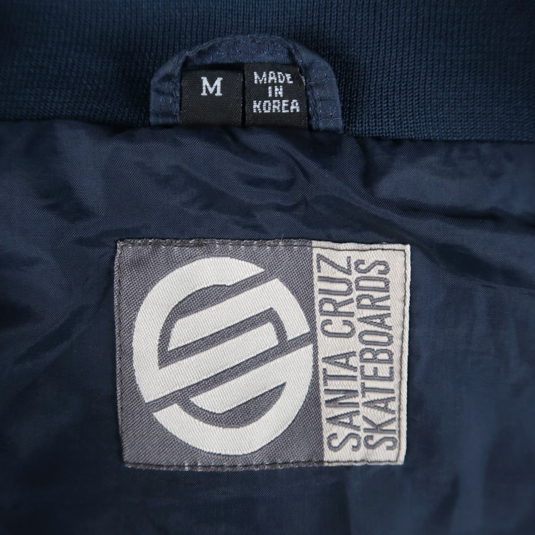 Vintage VINTAGE Santa Cruz Skater Jacket Full Zip Windbreaker Size M Blue Size US M / EU 48-50 / 2 - 4 Thumbnail