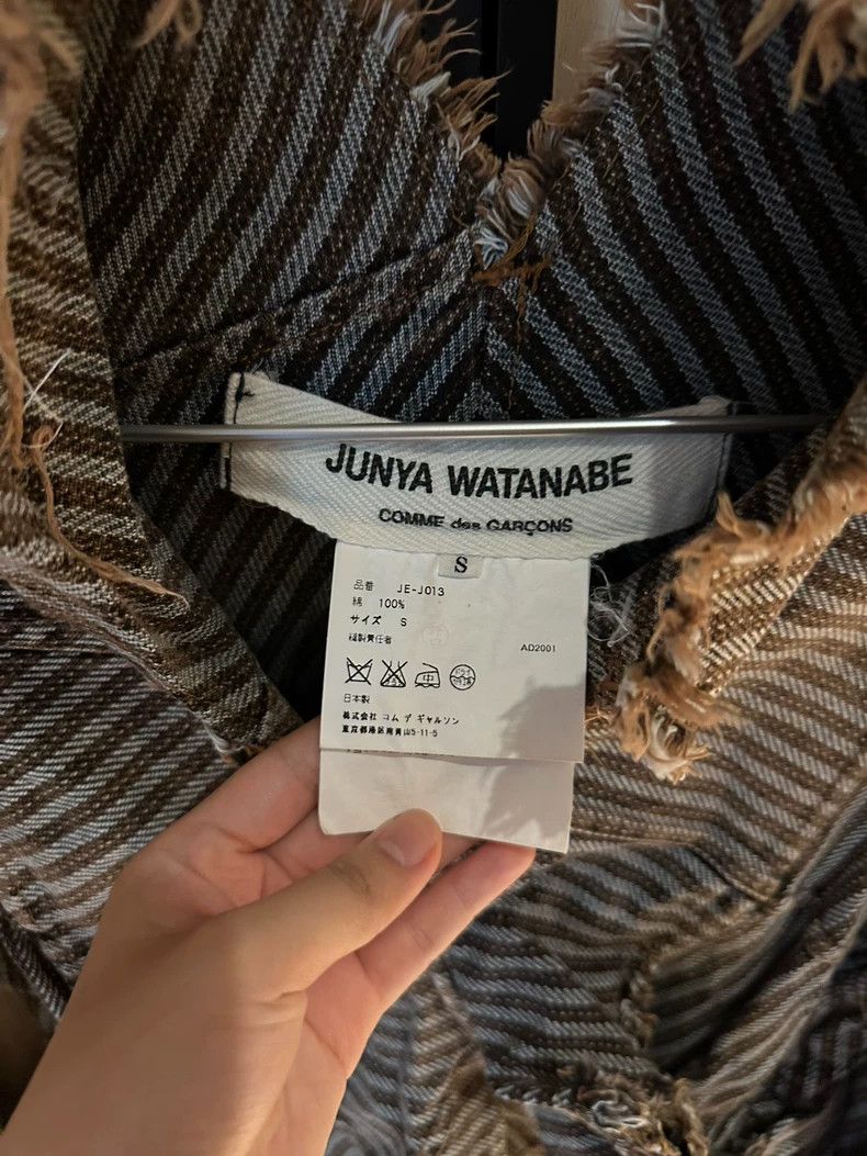 Junya Watanabe Junya Watanabe Asymmetrical sculpture brown striped exotic Size S / US 4 / IT 40 - 3 Thumbnail