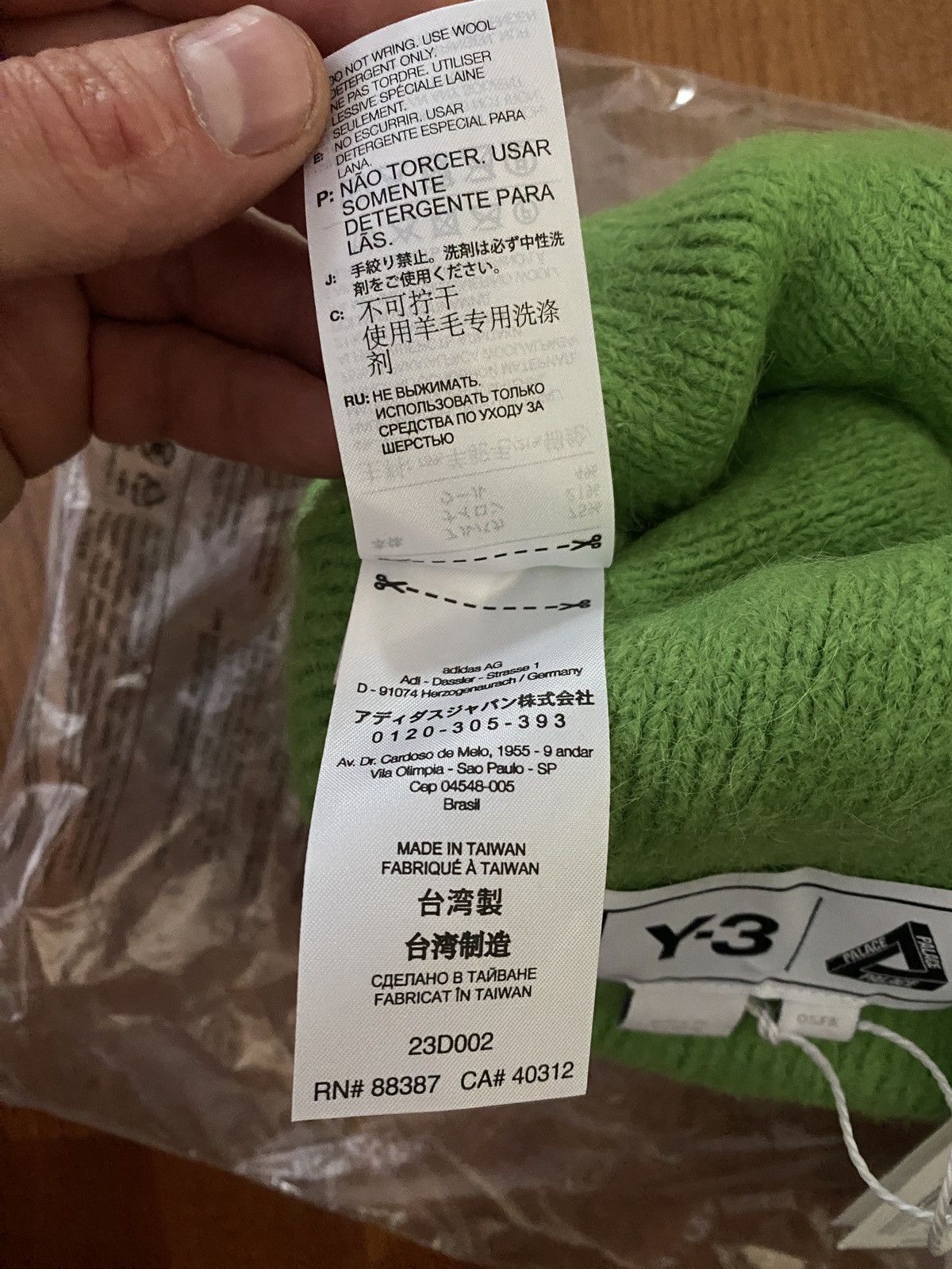 Y-3 Y-3 PALACE BEANIE Size ONE SIZE - 6 Thumbnail