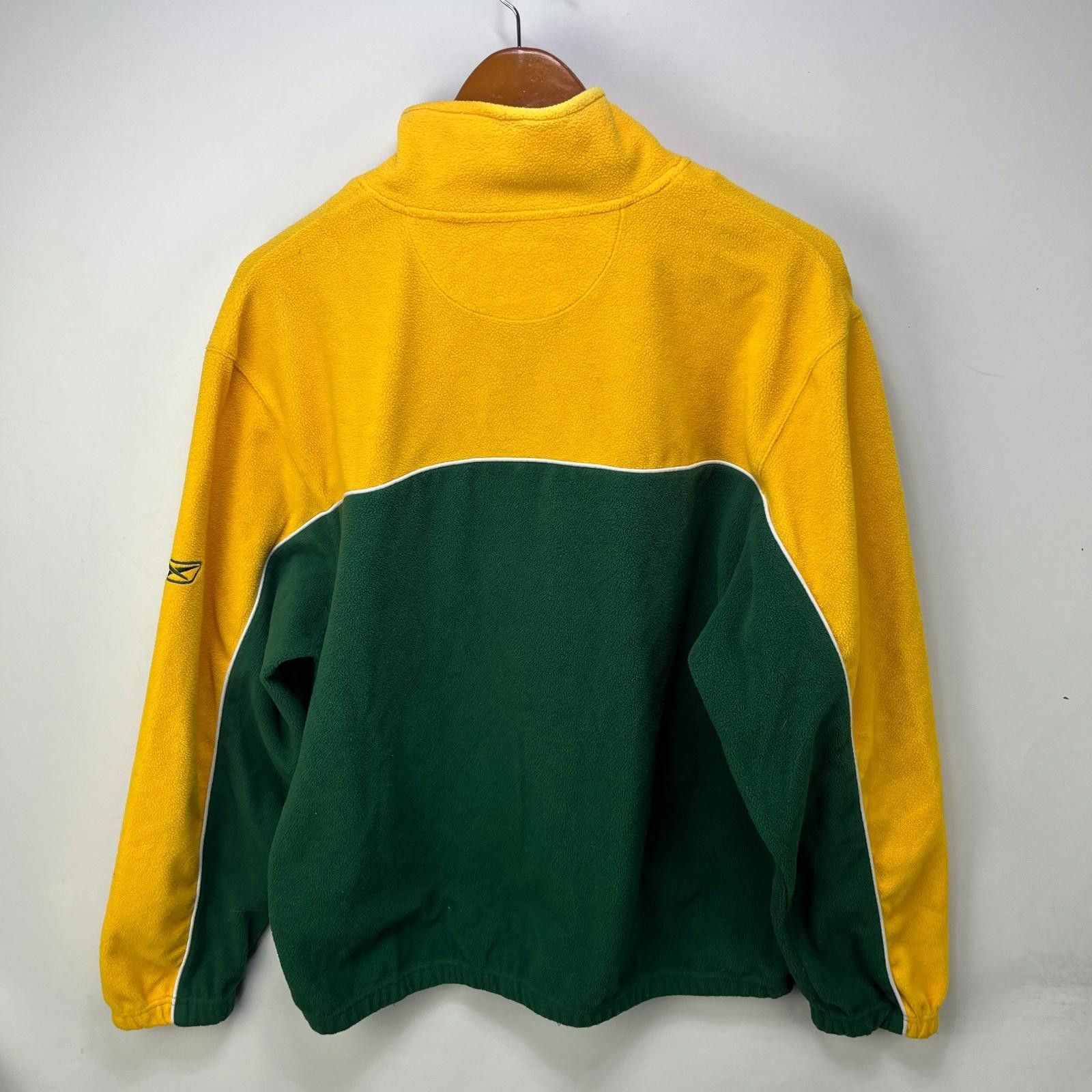 Reebok Vintage 90s Green Bay Packers Quarter Zip Sweater Medium Size ONE SIZE - 11 Thumbnail