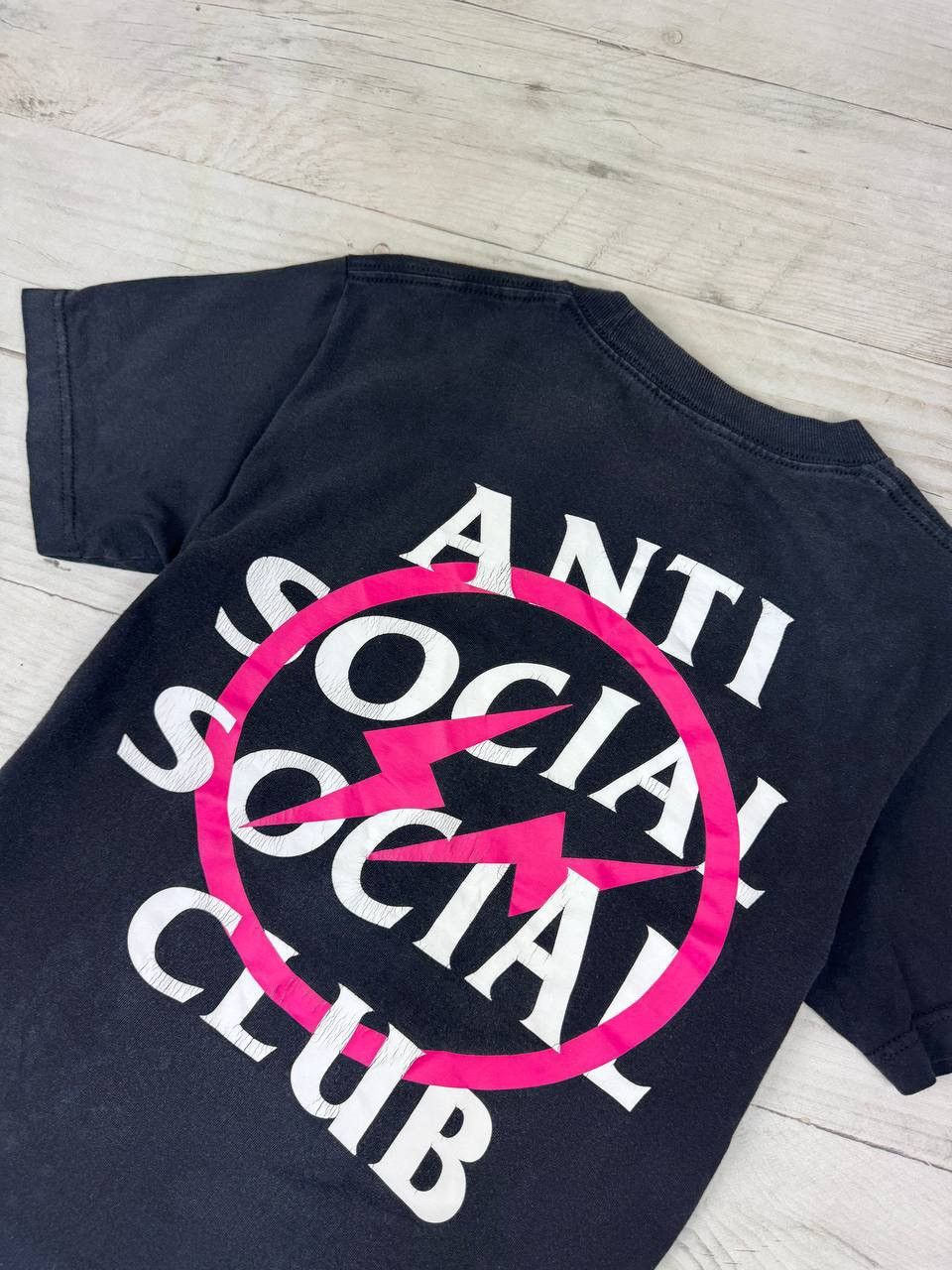 Anti Social Social Club Anti Social Social Club x Fragment Pink Bolt T Shirt Tee Size US S / EU 44-46 / 1 - 9 Thumbnail
