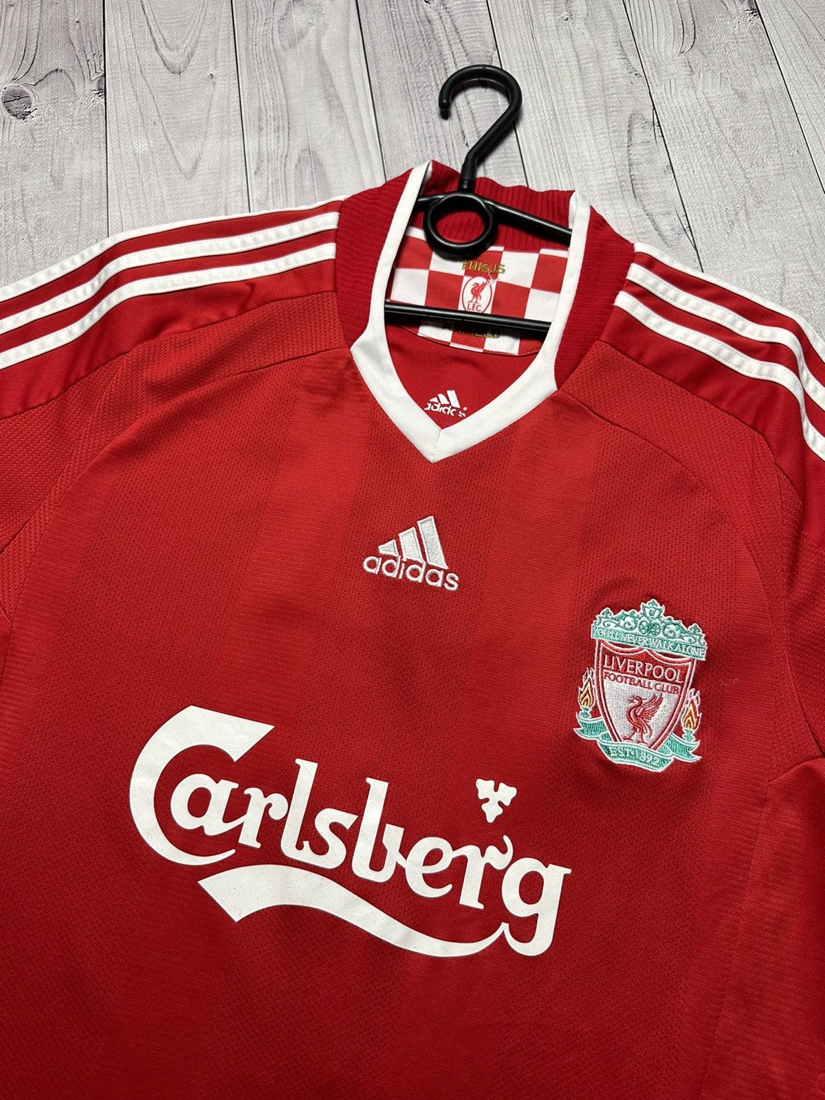 Adidas × Vintage Vintage adidas Liverpool soccer jersey 7 Keane rare size M Size US M / EU 48-50 / 2 - 5 Thumbnail