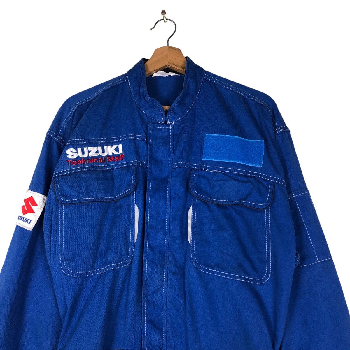Japanese Brand 🔥Vintage Overall Racing Wear Suzuki Big Logo Size US 32 / EU 48 - 3 Thumbnail