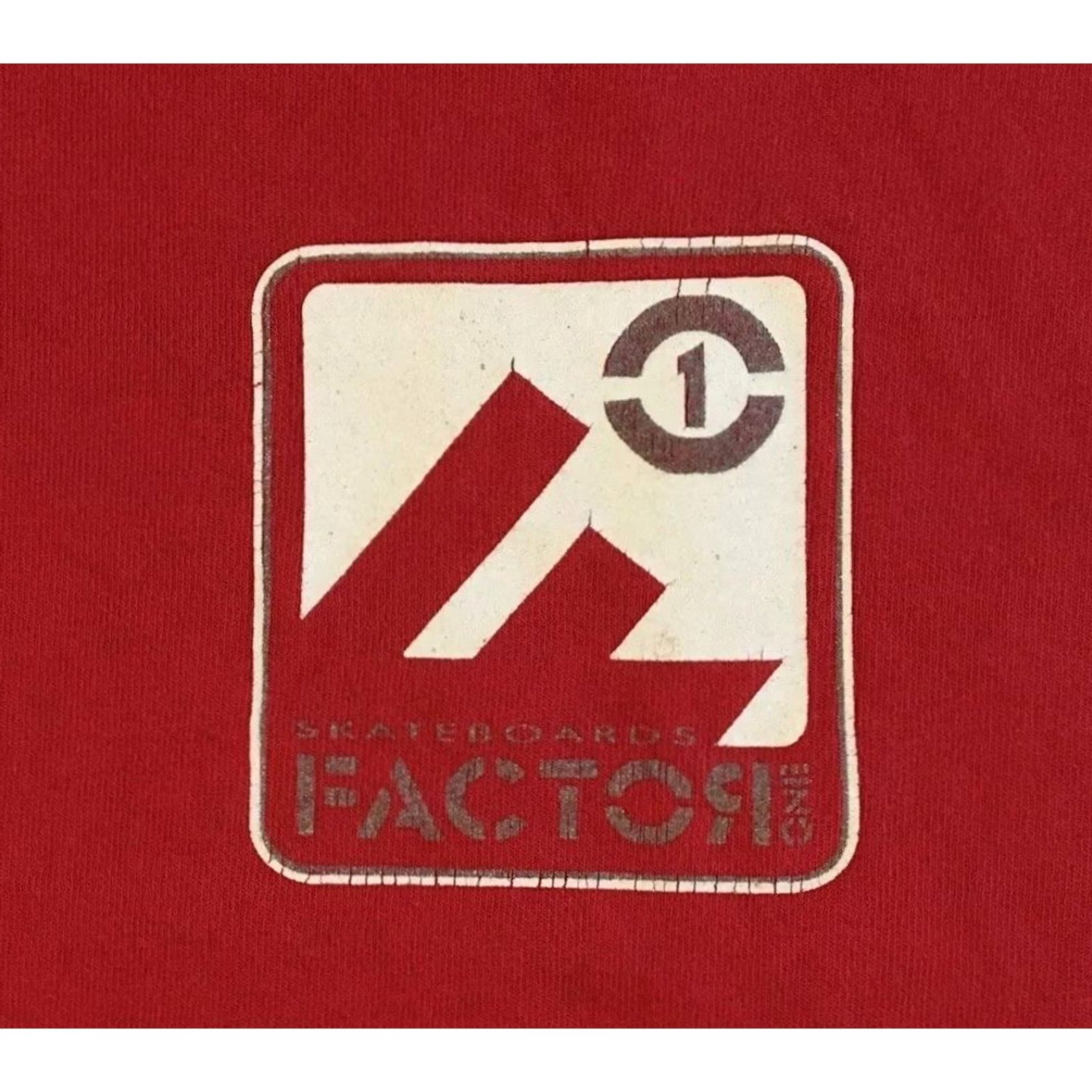 World Industries VINTAGE Factor One Skateboards Faded Distressed Shirt XL Red Men Short Sleeve T-Shirt 80s 90s Grunge USA Skateboard Size US XL / EU 56 / 4 - 3 Thumbnail