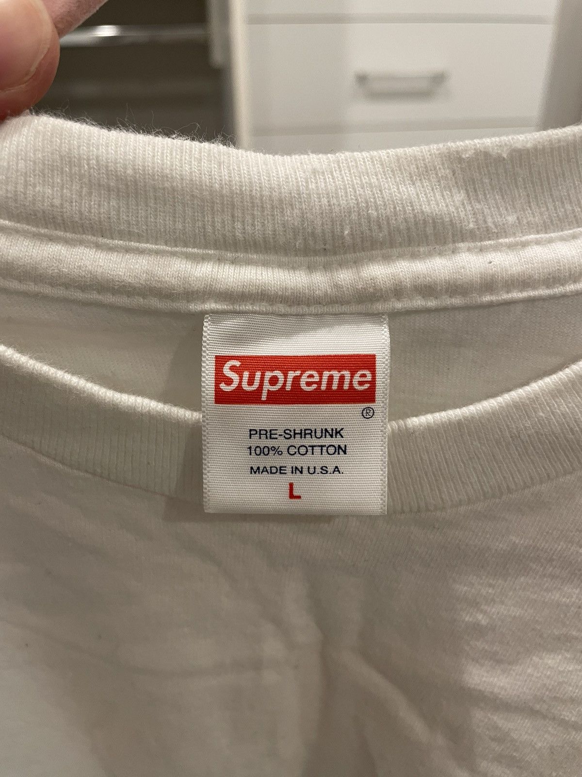 Supreme Supreme Big Logo T-shirt Size US L / EU 52-54 / 3 - 3 Thumbnail