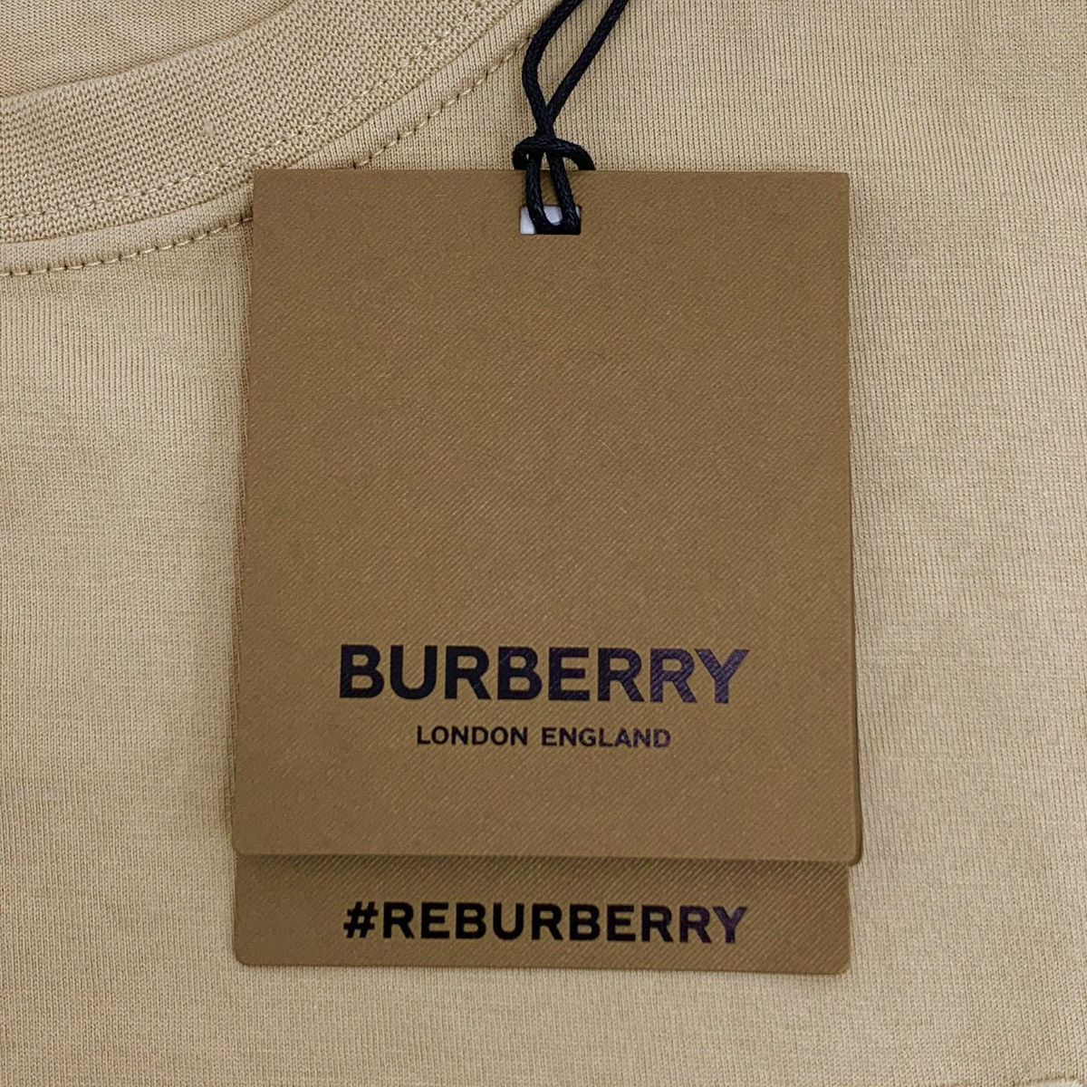 Burberry Burberry Brown Logo Embroidered Short Sleeve T-Shirt K26WX Size US S / EU 44-46 / 1 - 6 Thumbnail