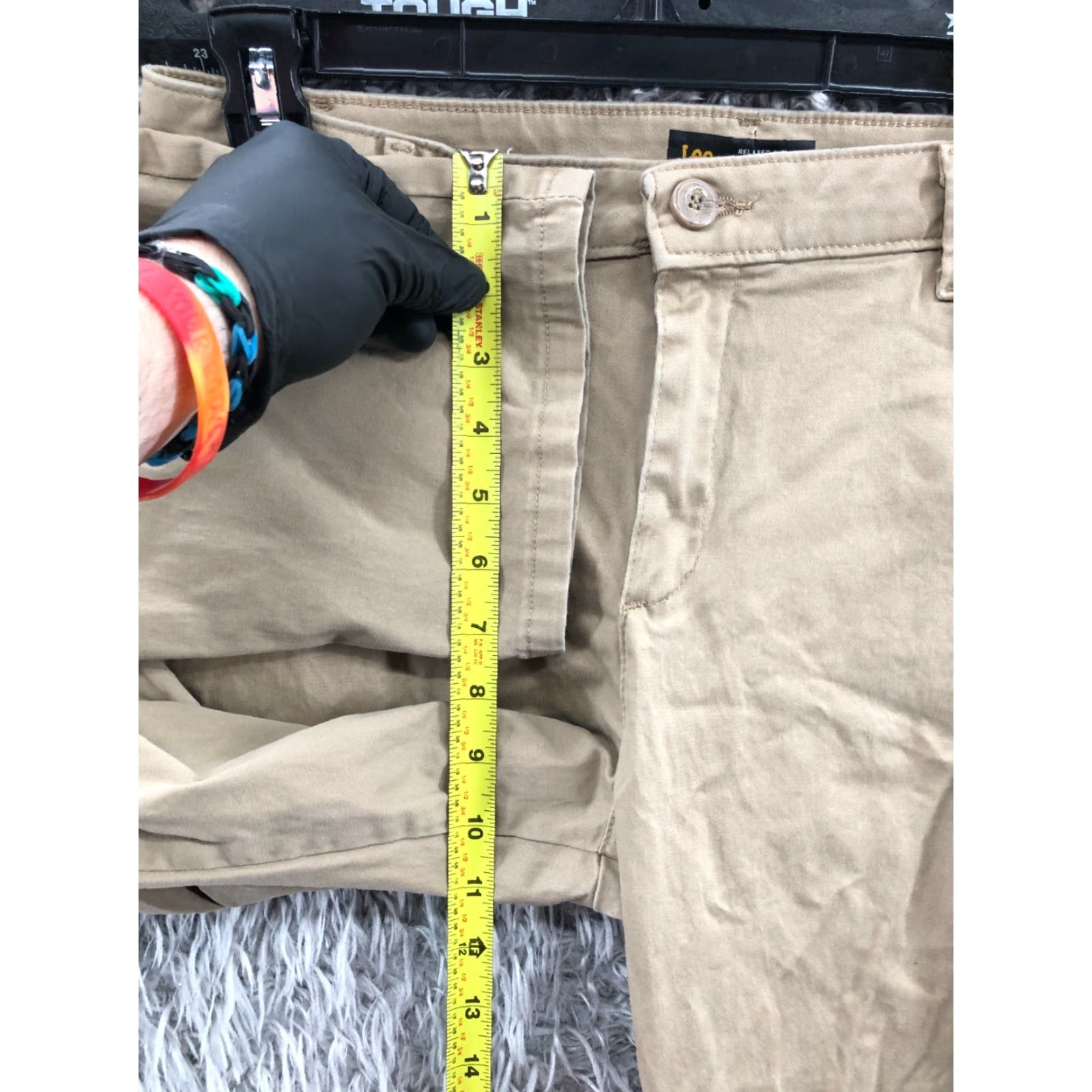 Lee Lee Chino Pants Woman Regular Size 8 Beige Straight Relaxed Modern Classic 30 in Inseam Spring Summer Fall (if applicable) Pants Ladies Womens Size 30" / US 8 / IT 44 - 4 Thumbnail