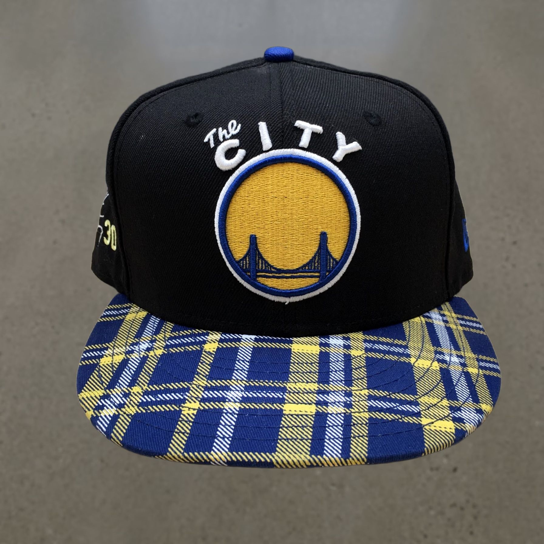 New Era Golden State Warriors New Era Snapback Hat Men Black OS Adjustable Flat Brim Size ONE SIZE - 1 Thumbnail