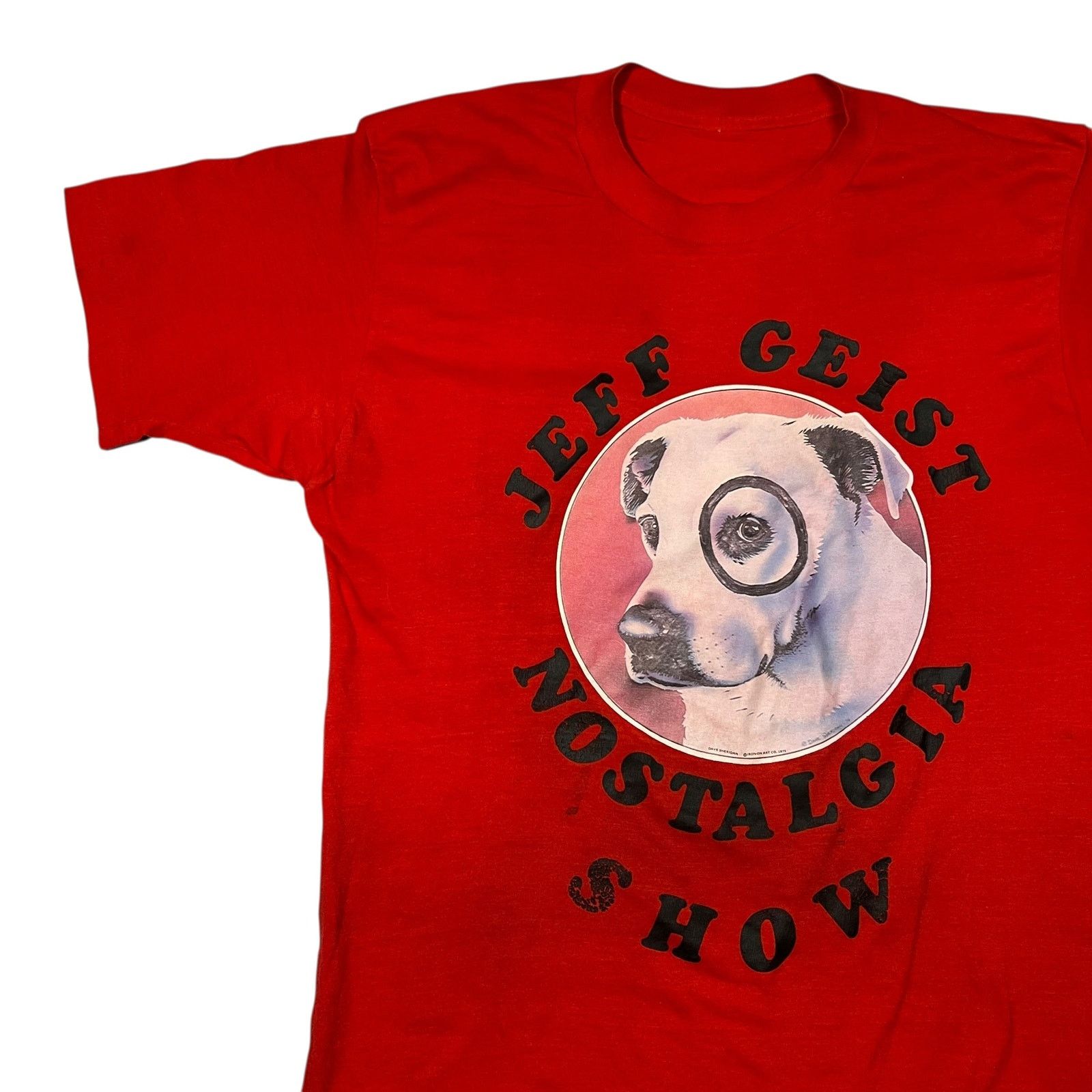 Vintage 1975 Jeff Geist Nostalgia Show Pete the Pup faded tee Size US M / EU 48-50 / 2 - 4 Thumbnail
